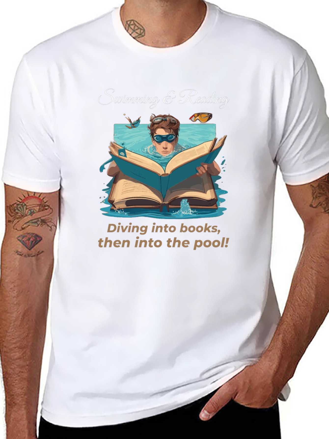 Swimming & Reading T-Shirt