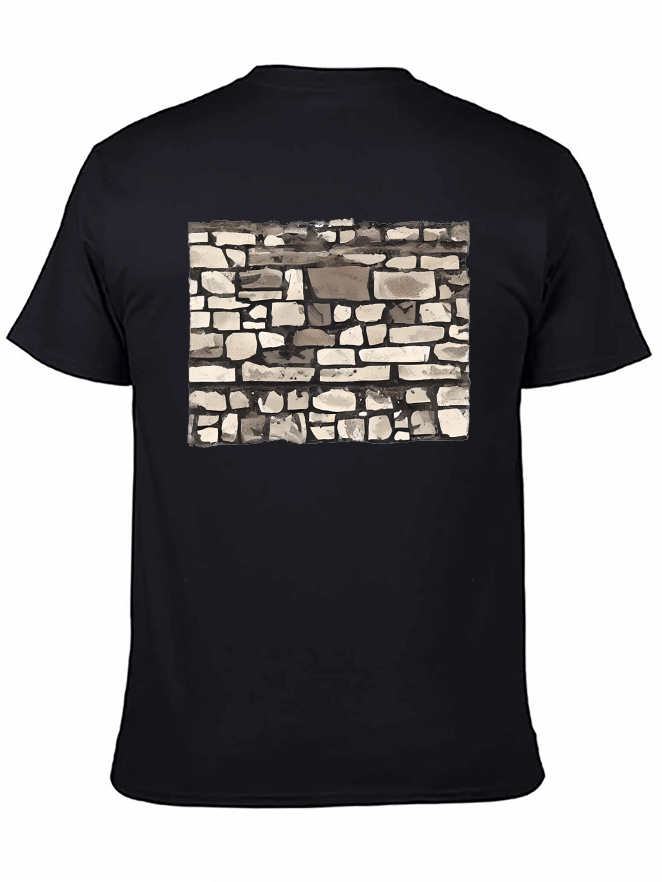 Stone Wall Graphic Tee - Modern Casual Style