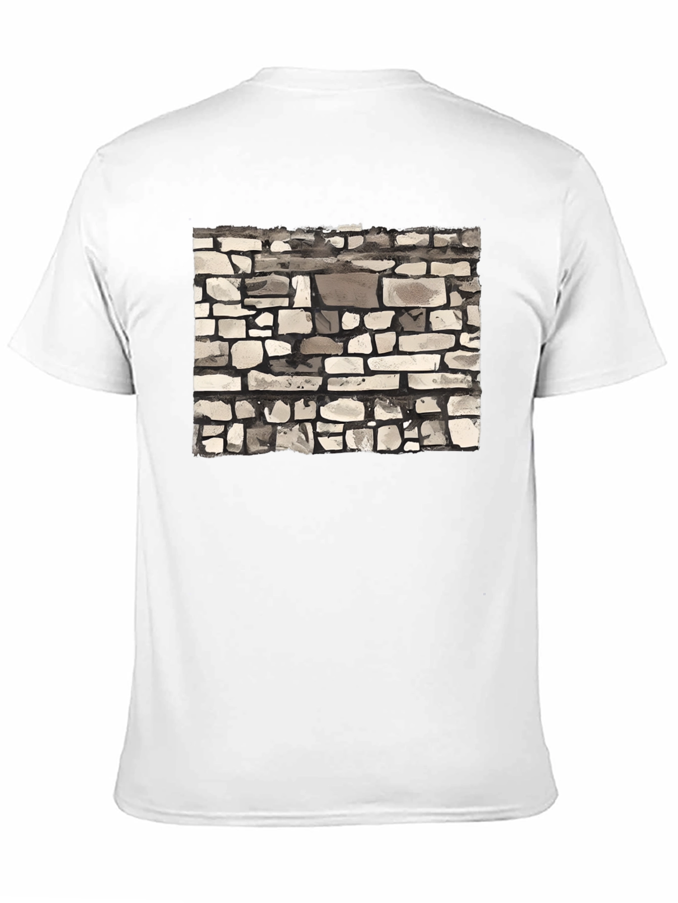 Stone Wall Graphic Tee - Modern Casual Style