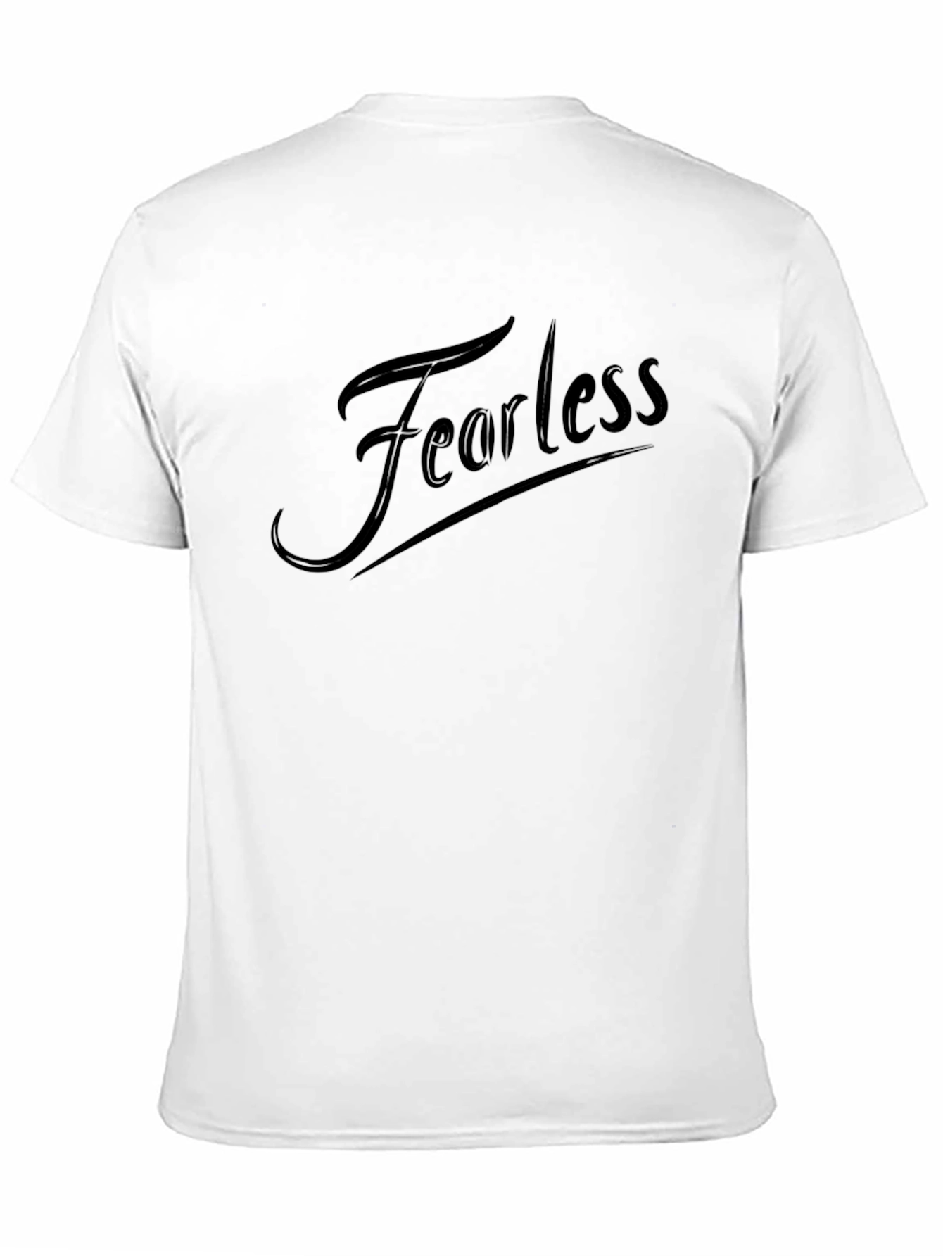 Fearless Black Graphic Tee - Stylish Casual Wear