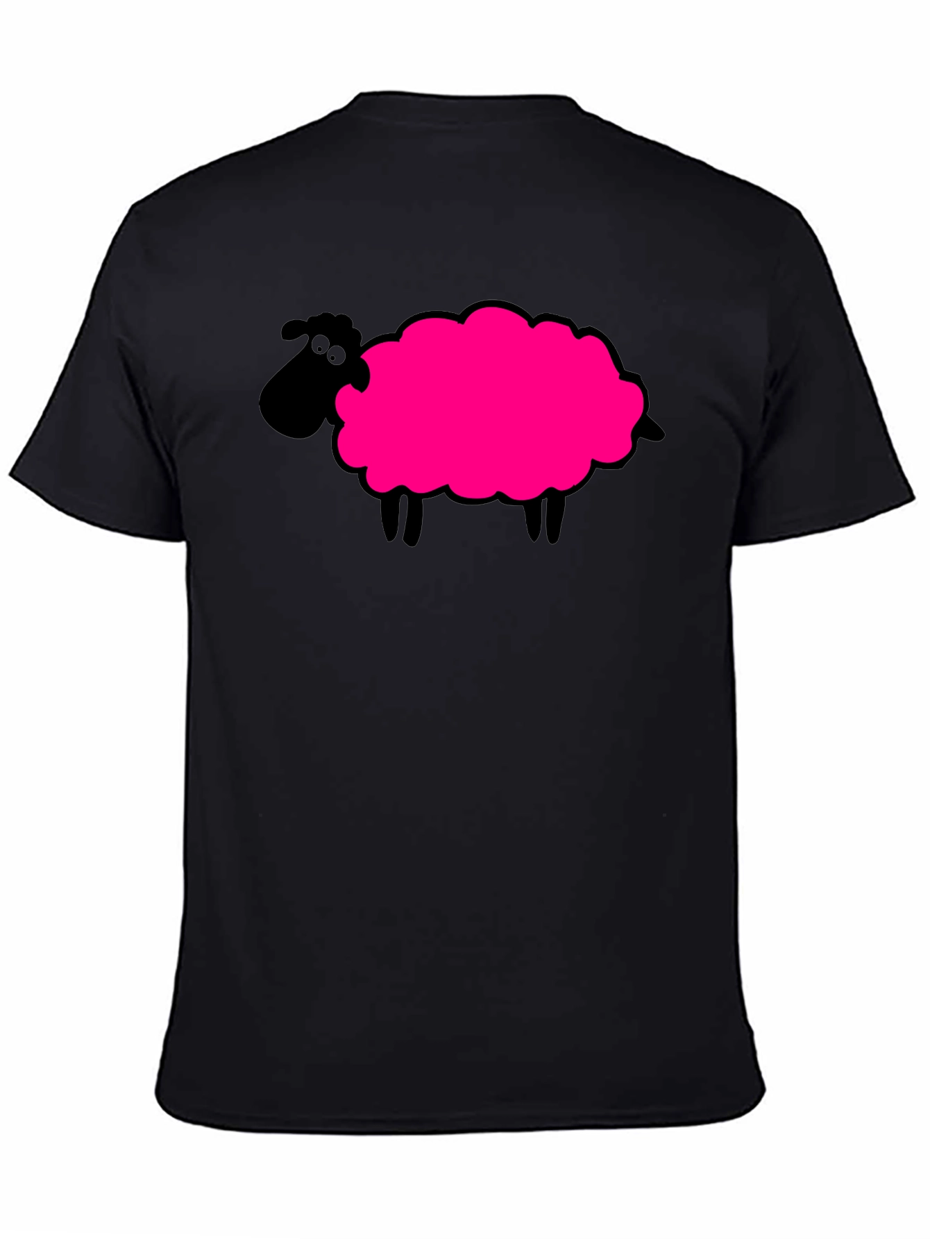 Novelty Sheep Graphic T-Shirt