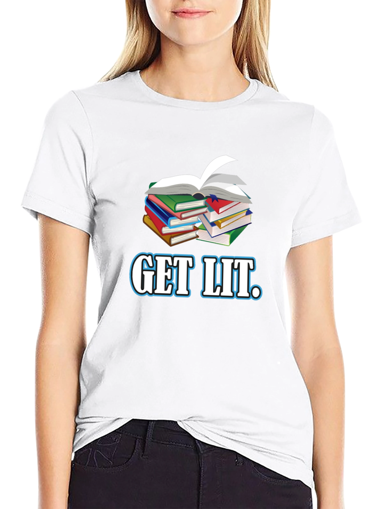 Get Lit Bookworm Graphic Tee