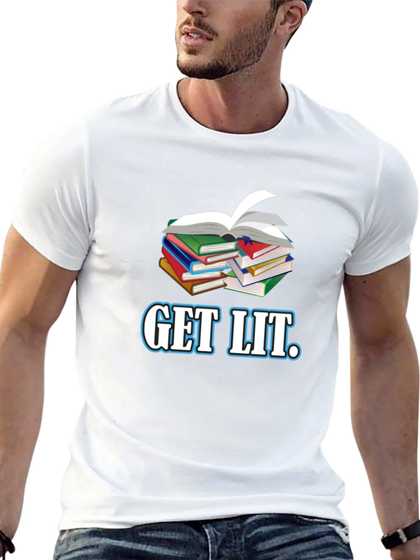 Get Lit Bookworm Graphic Tee