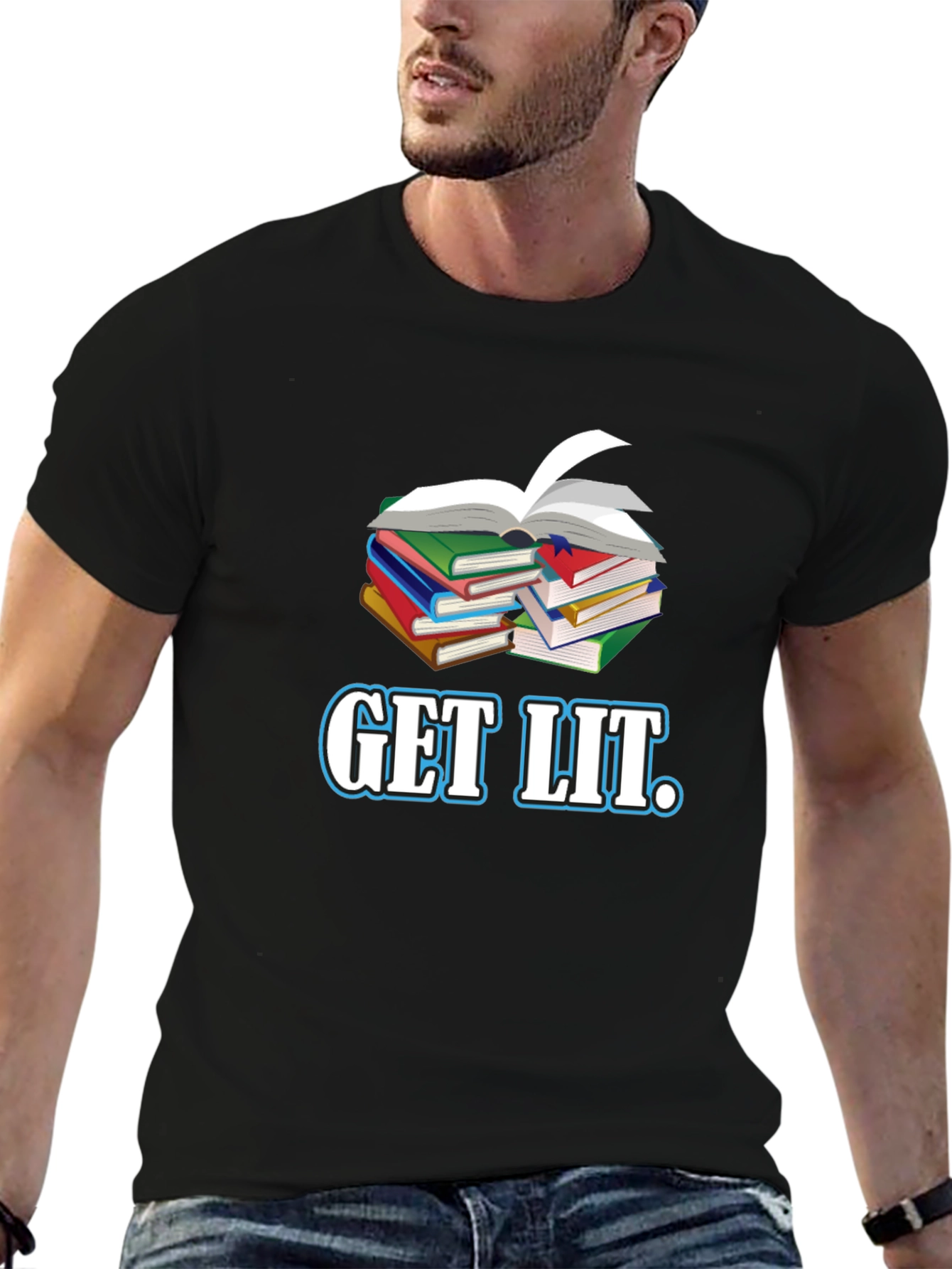 Get Lit Bookworm Graphic Tee
