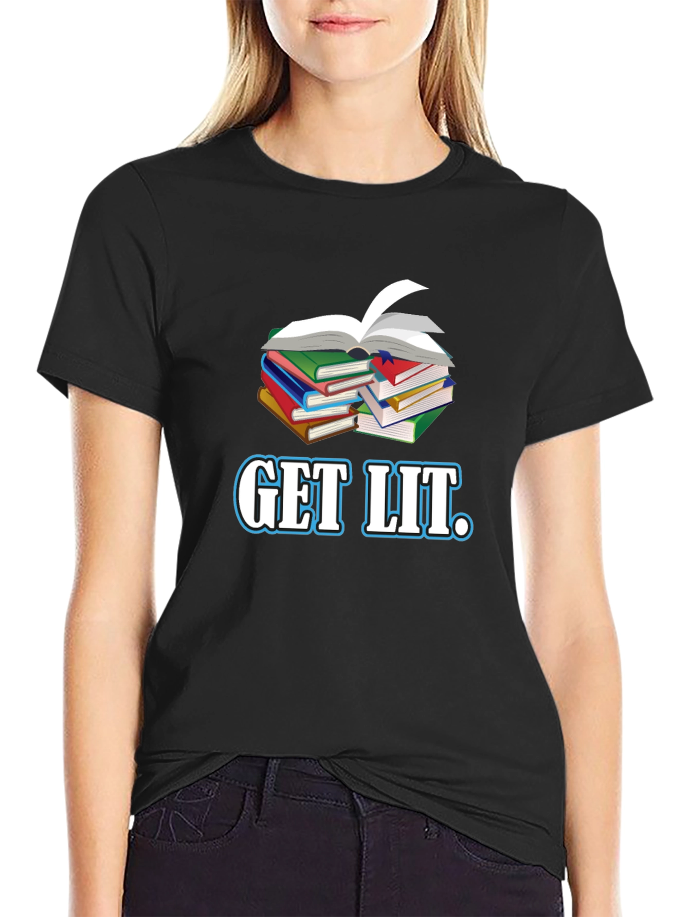 Get Lit Bookworm Graphic Tee