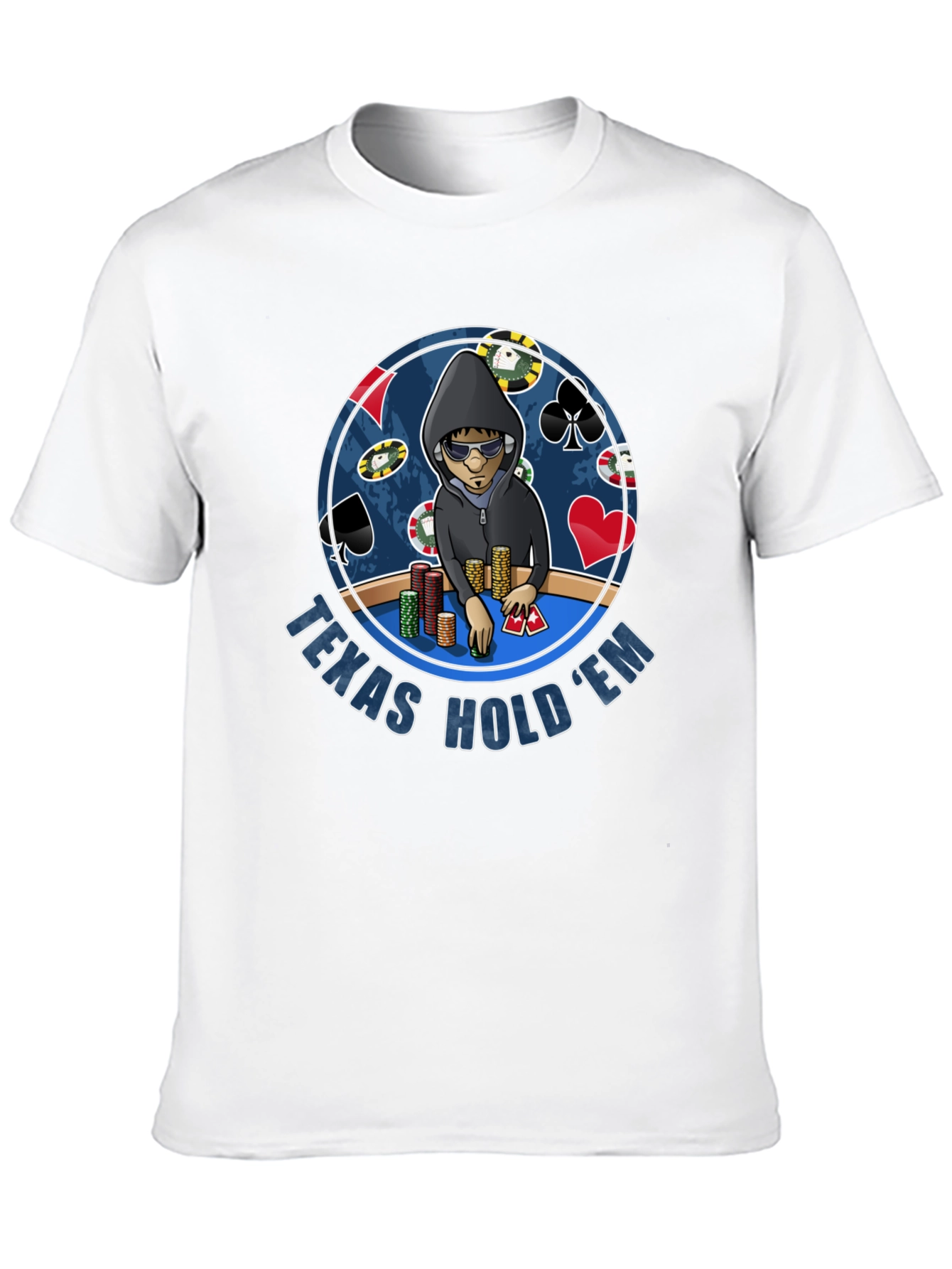 Texas Holdem Poker Player Graphic T-Shirt