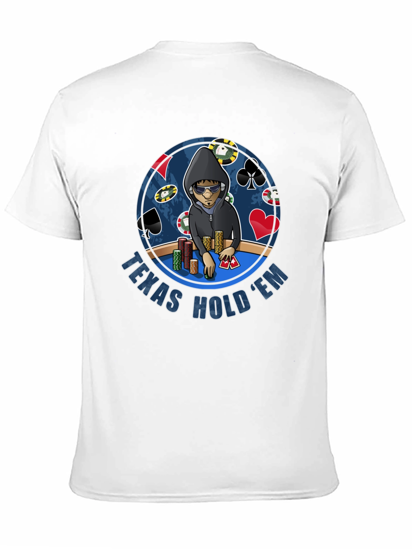 Texas Holdem Poker Player Graphic T-Shirt