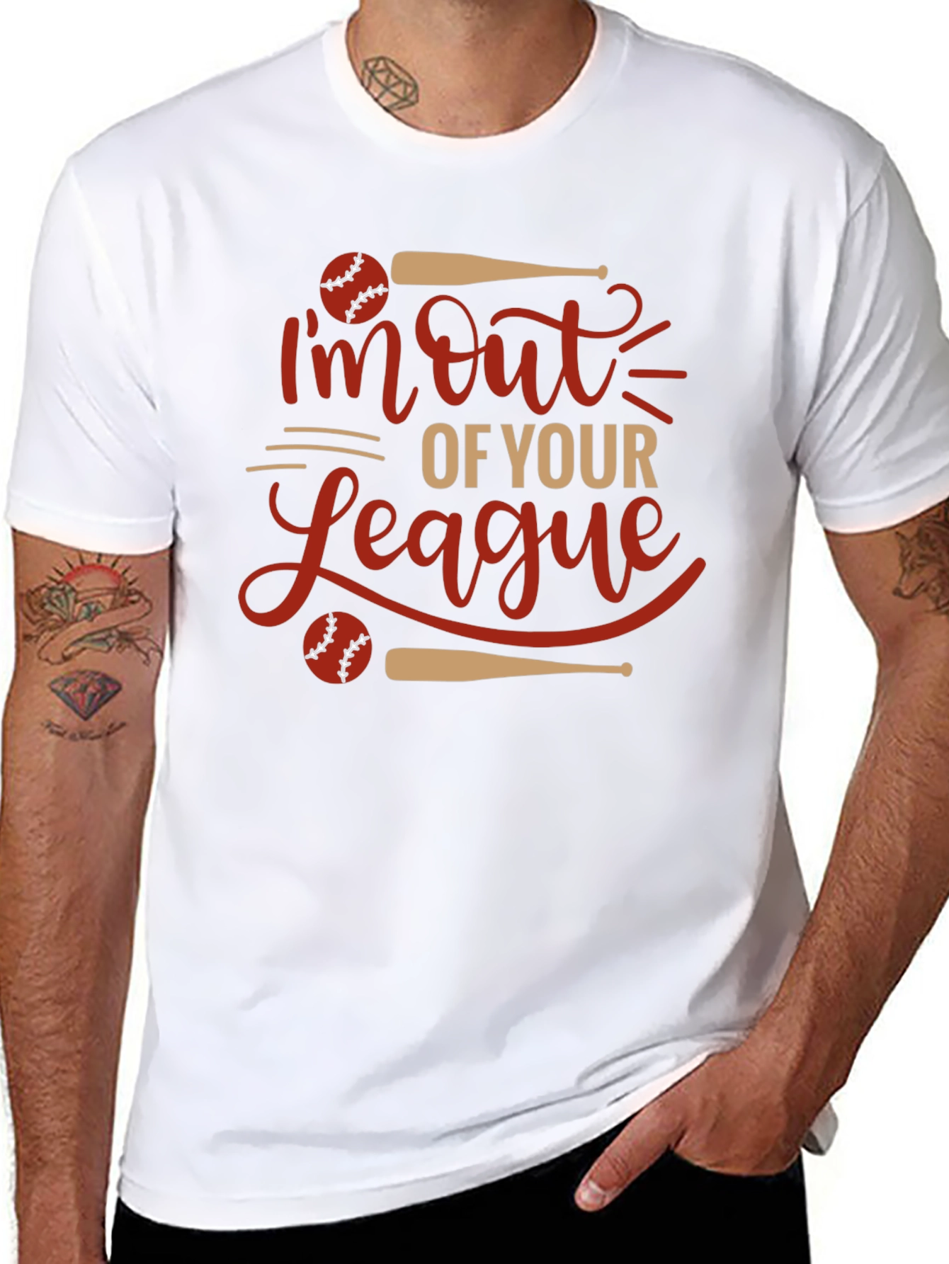 Out of Your League Baseball T-Shirt