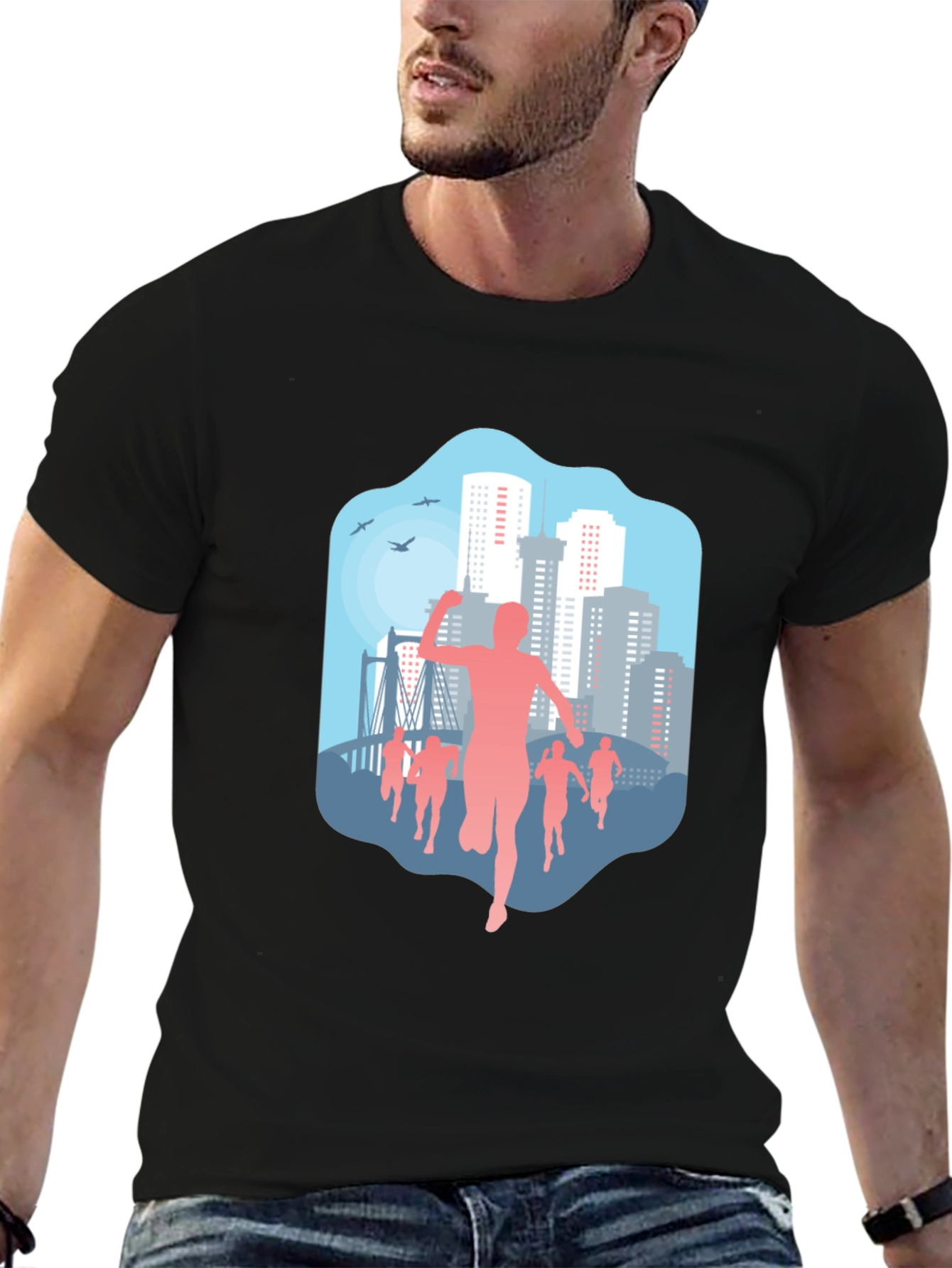 City Marathon T-Shirt - Stylish Running Apparel
