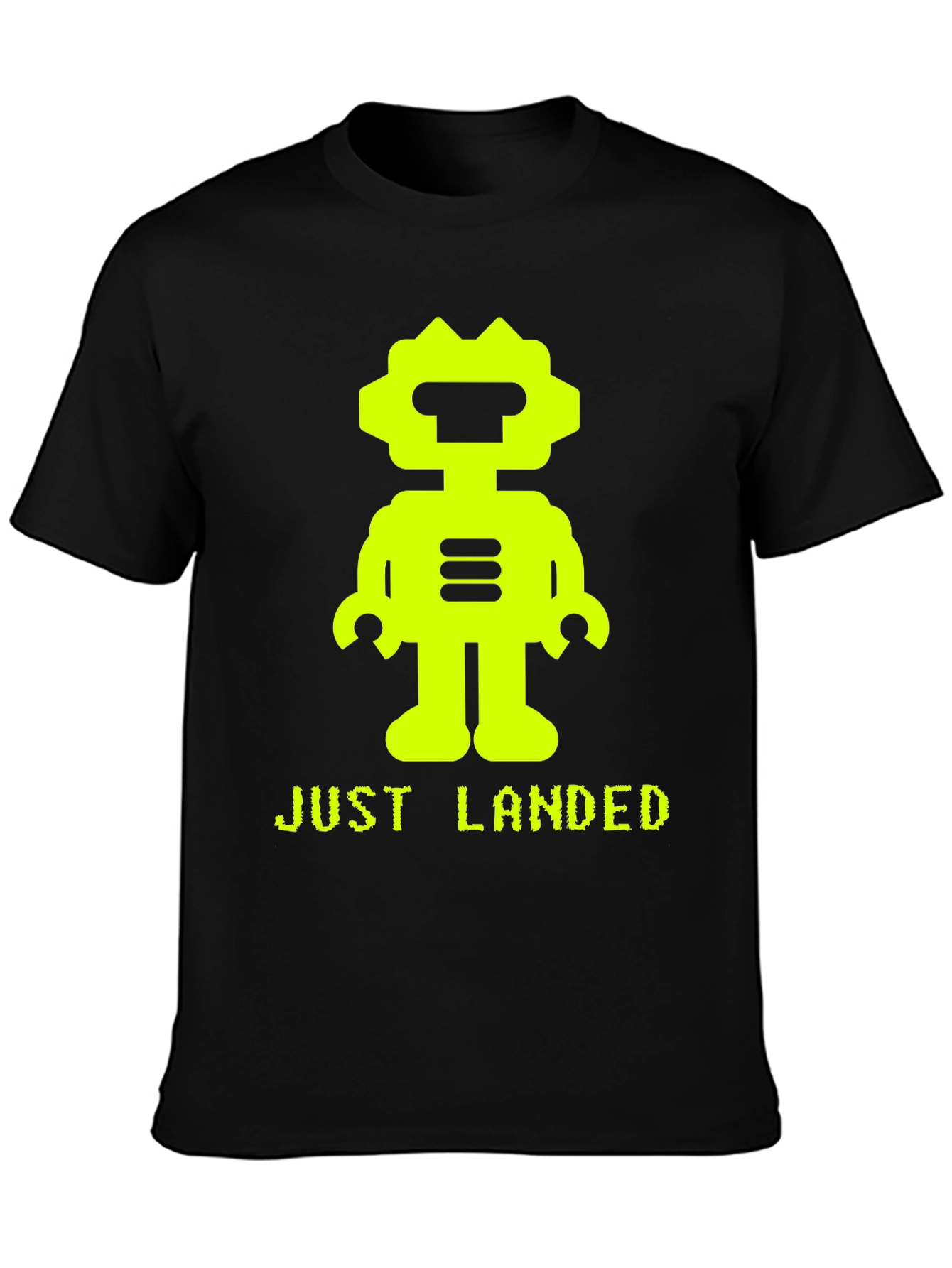 Just Landed Robot Graphic Tee