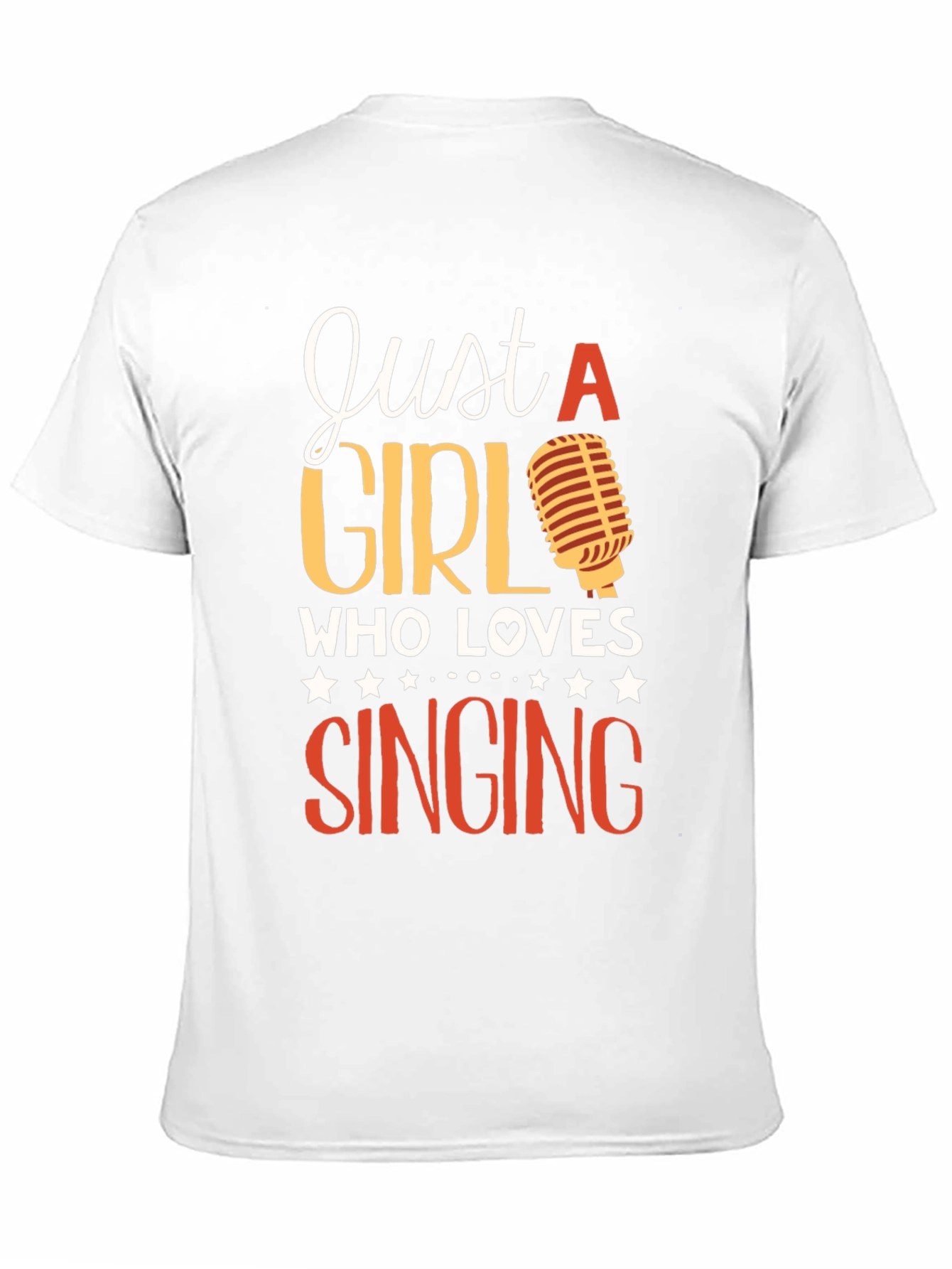 Just A Girl Who Loves Singing T-Shirt