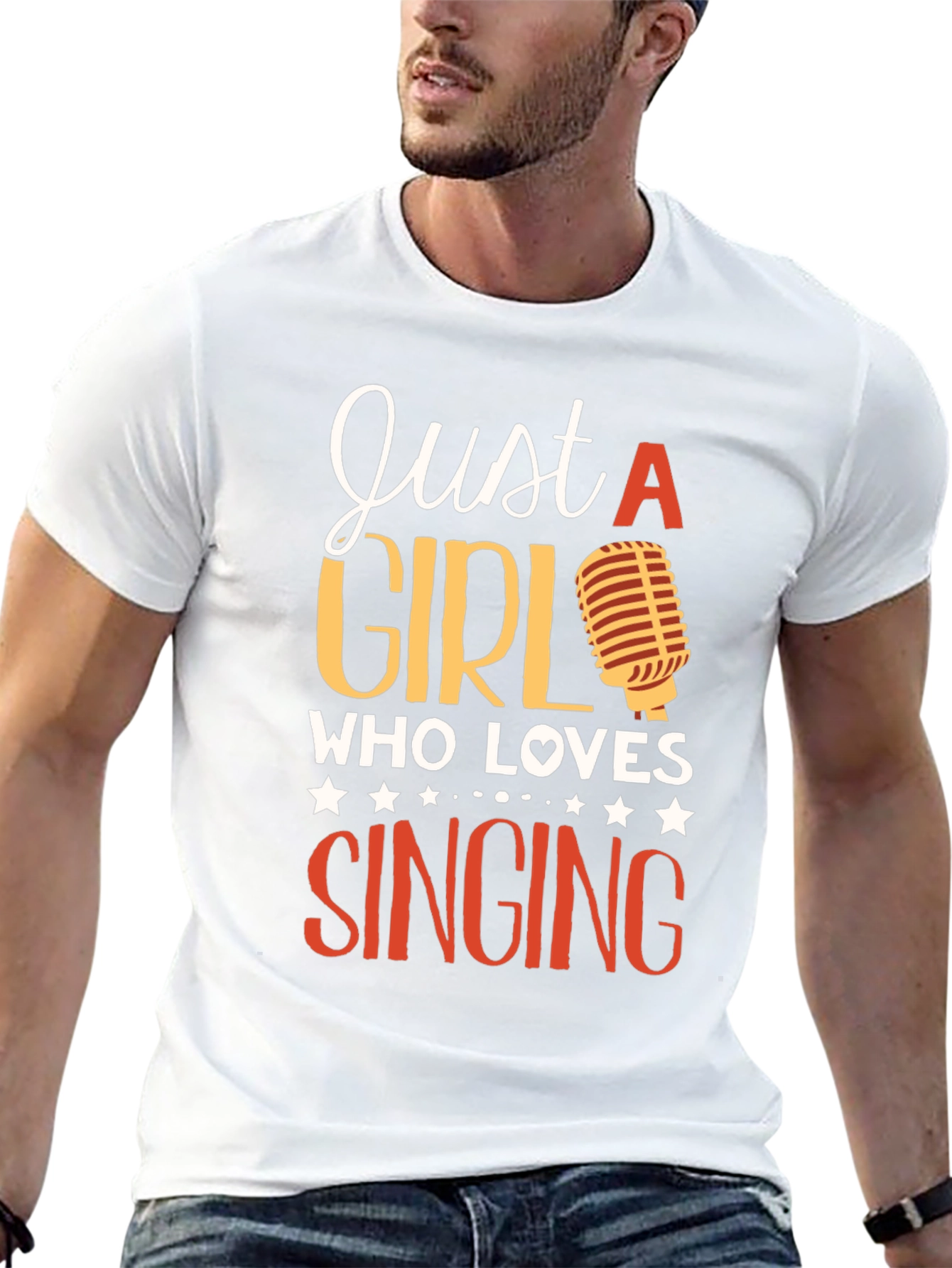 Just A Girl Who Loves Singing T-Shirt