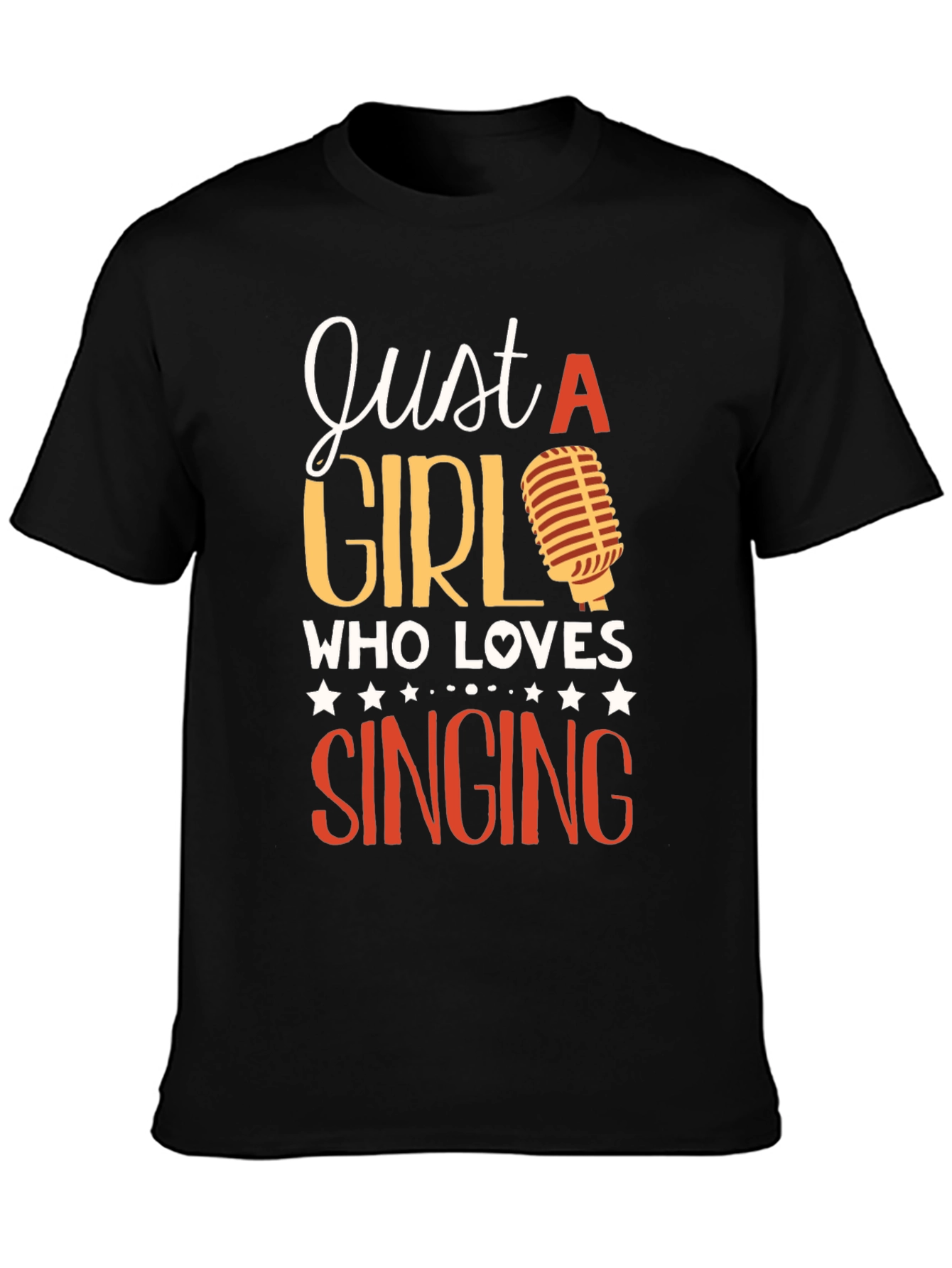 Just A Girl Who Loves Singing T-Shirt