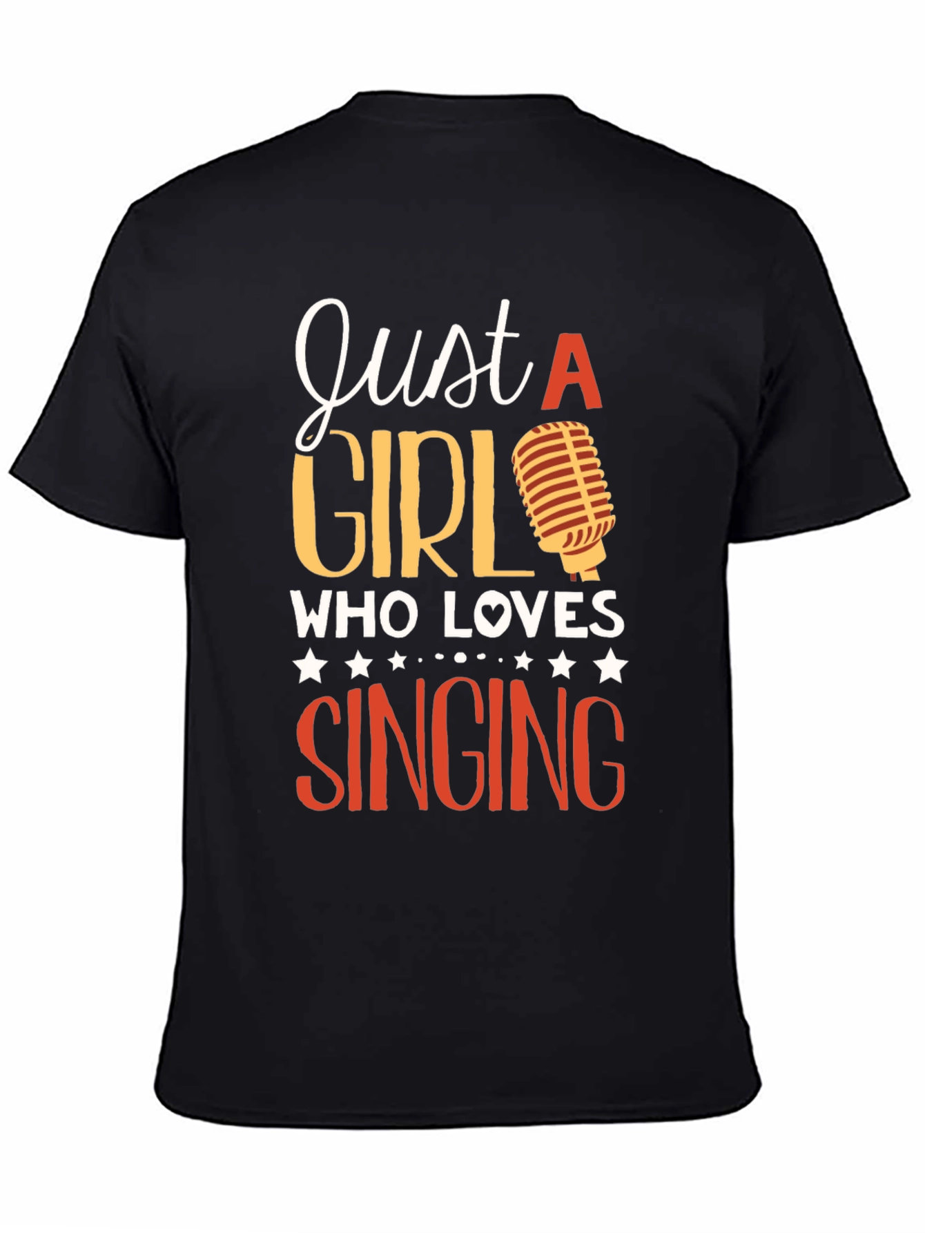 Just A Girl Who Loves Singing T-Shirt
