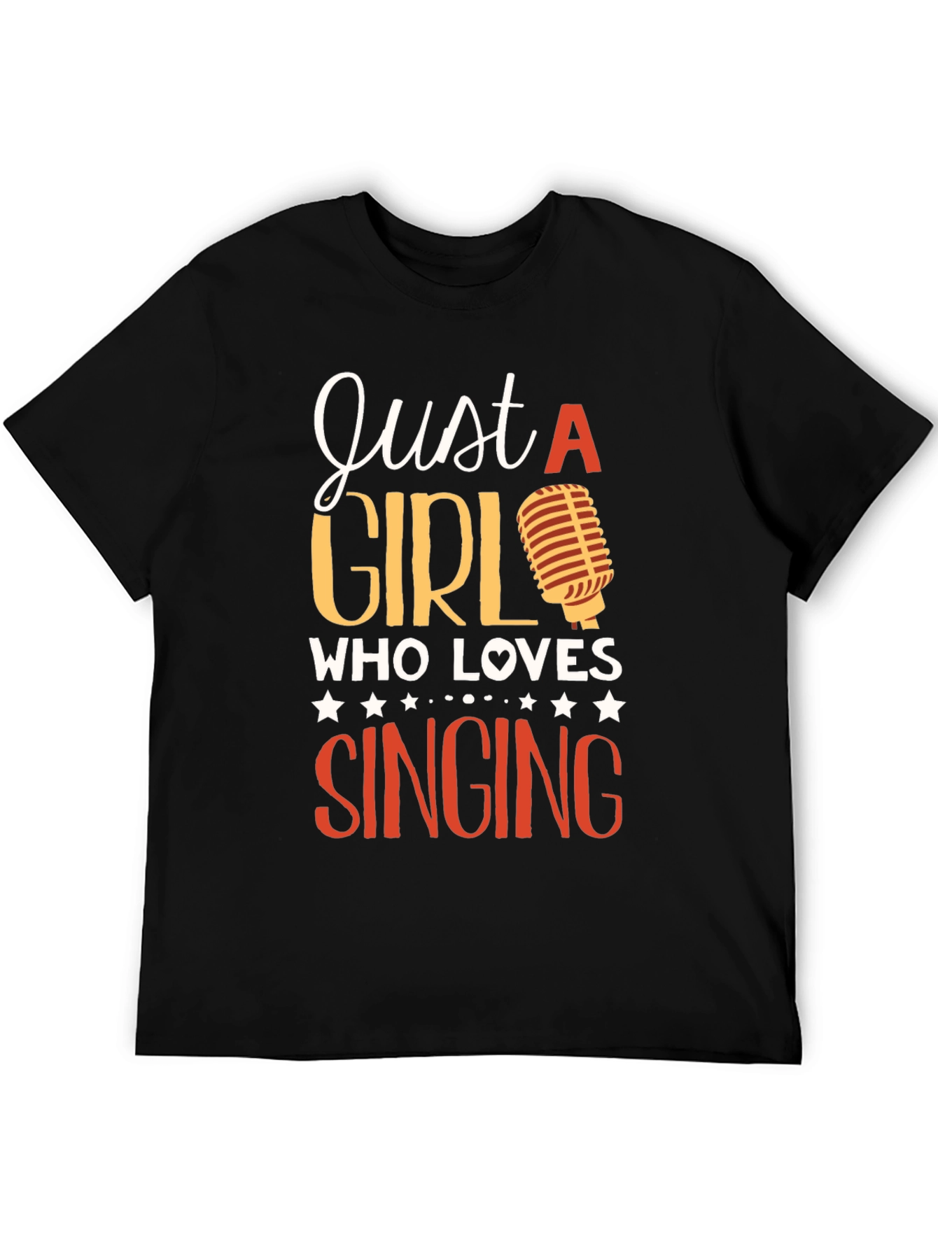 Just A Girl Who Loves Singing T-Shirt