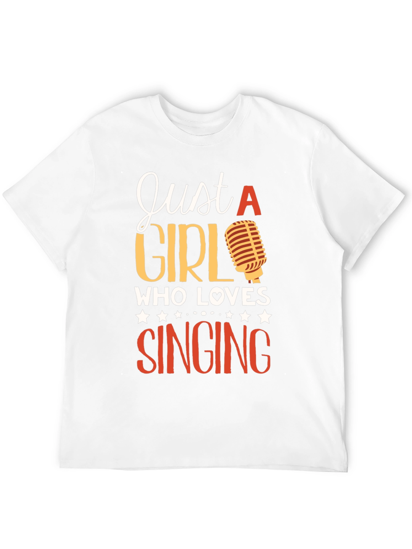 Just A Girl Who Loves Singing T-Shirt