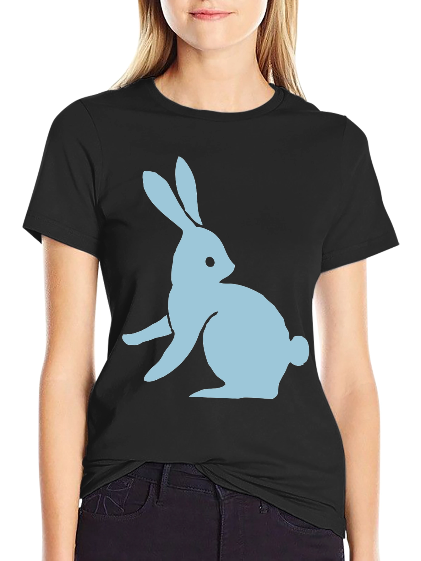 Bunny Graphic Tee - Soft Cotton Casual Wear