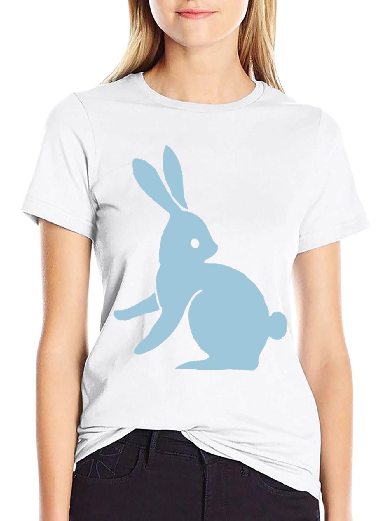 Bunny Graphic Tee - Soft Cotton Casual Wear