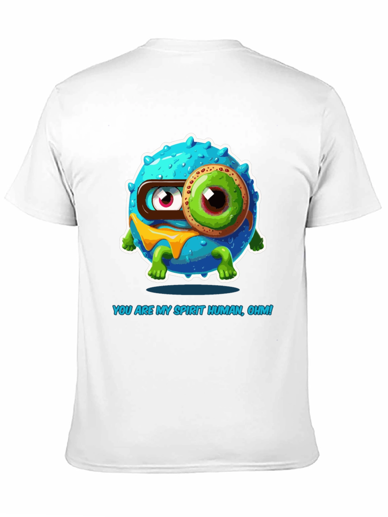 Spirit Human Cartoon Graphic T-Shirt