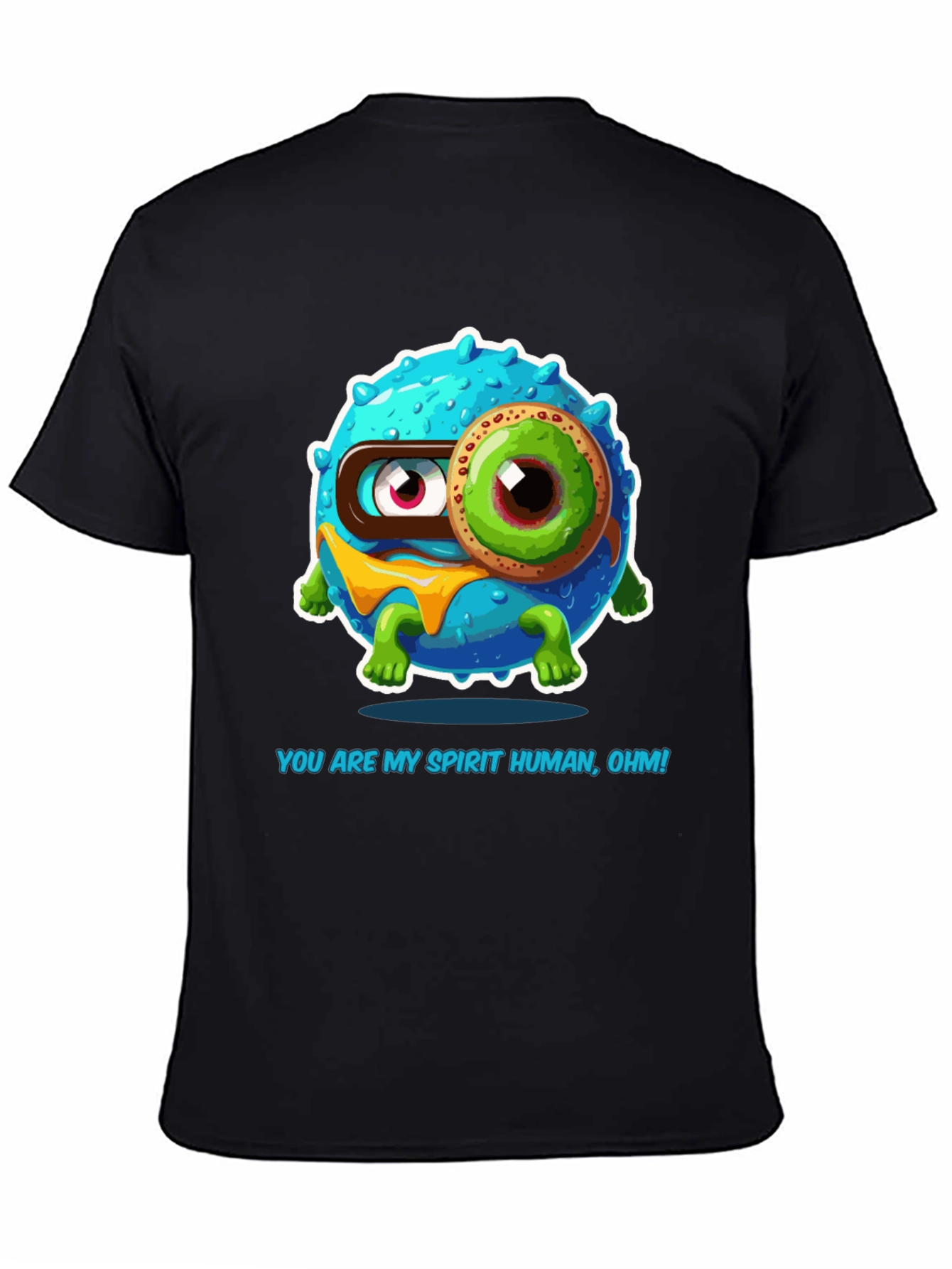 Spirit Human Cartoon Graphic T-Shirt