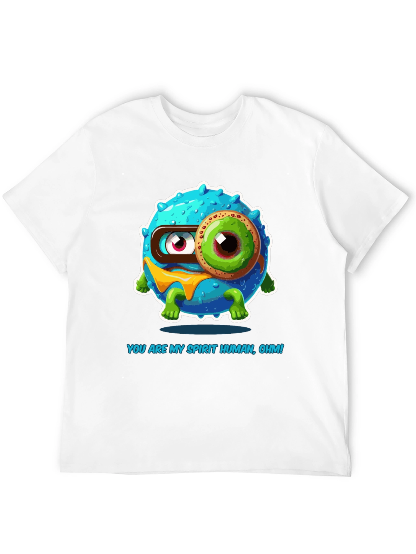 Spirit Human Cartoon Graphic T-Shirt