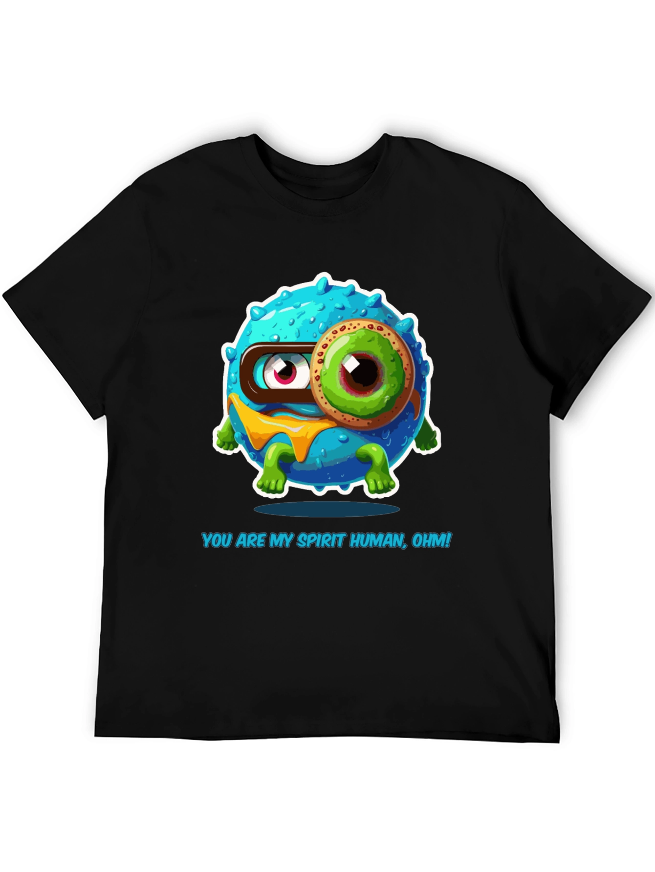 Spirit Human Cartoon Graphic T-Shirt