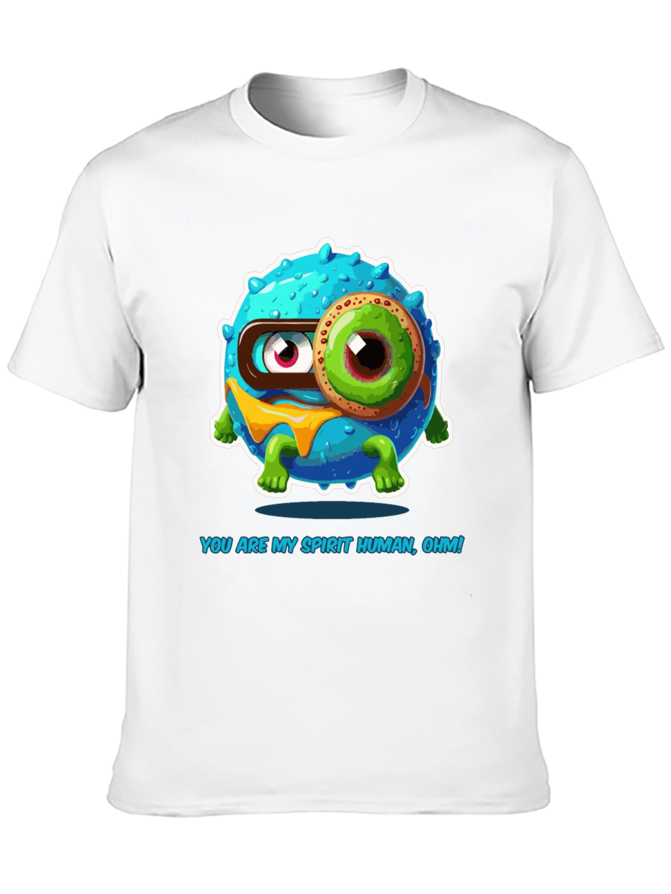 Spirit Human Cartoon Graphic T-Shirt