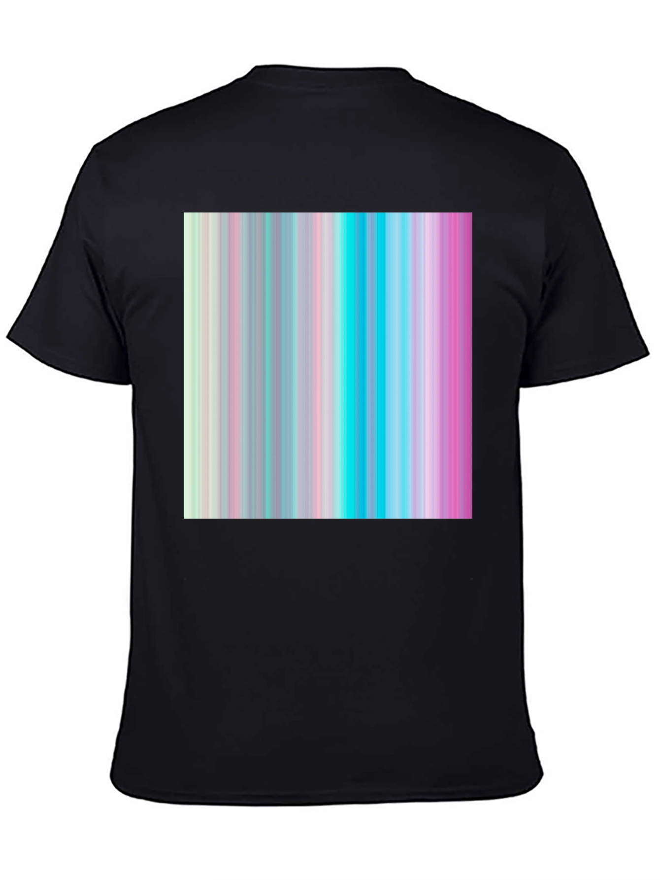 Retro Vertical Stripe T-Shirt - Modern Aesthetic