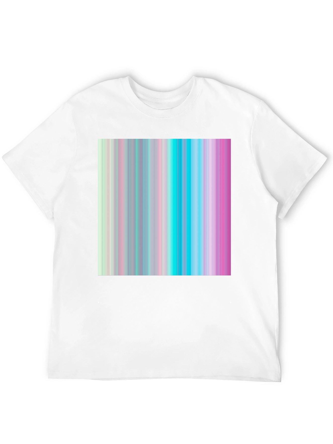 Retro Vertical Stripe T-Shirt - Modern Aesthetic