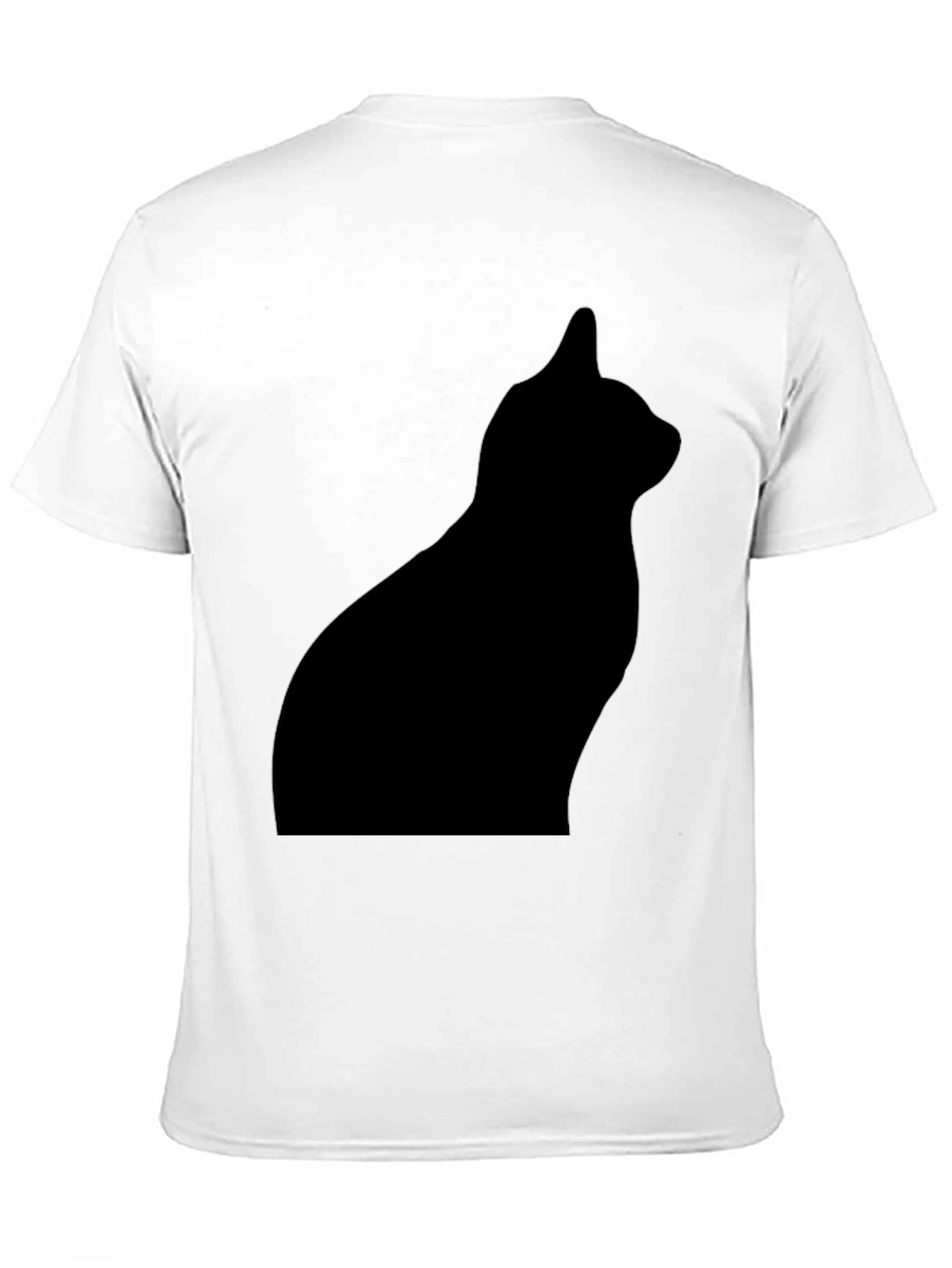 Black Cat Silhouette T-Shirt