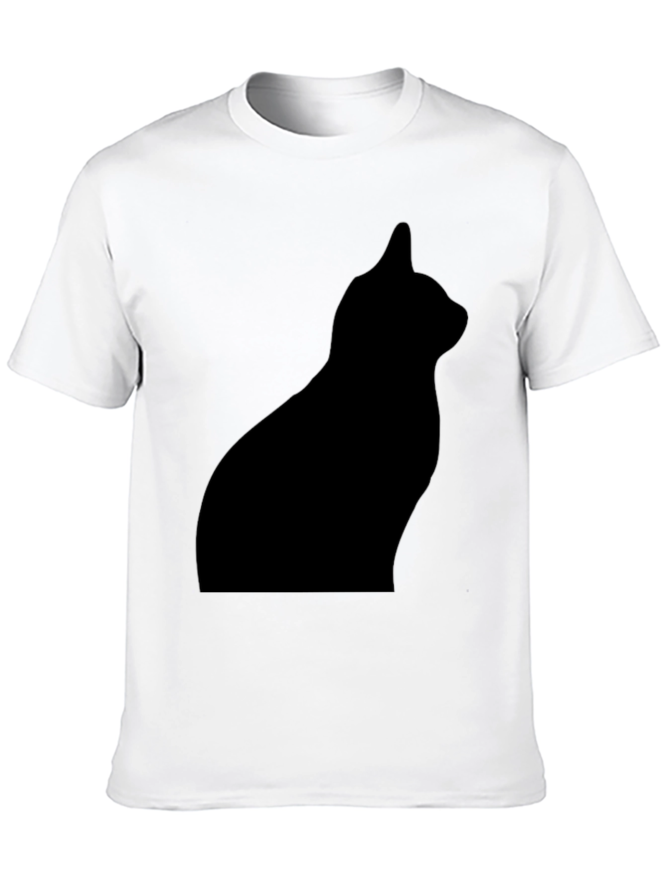 Black Cat Silhouette T-Shirt