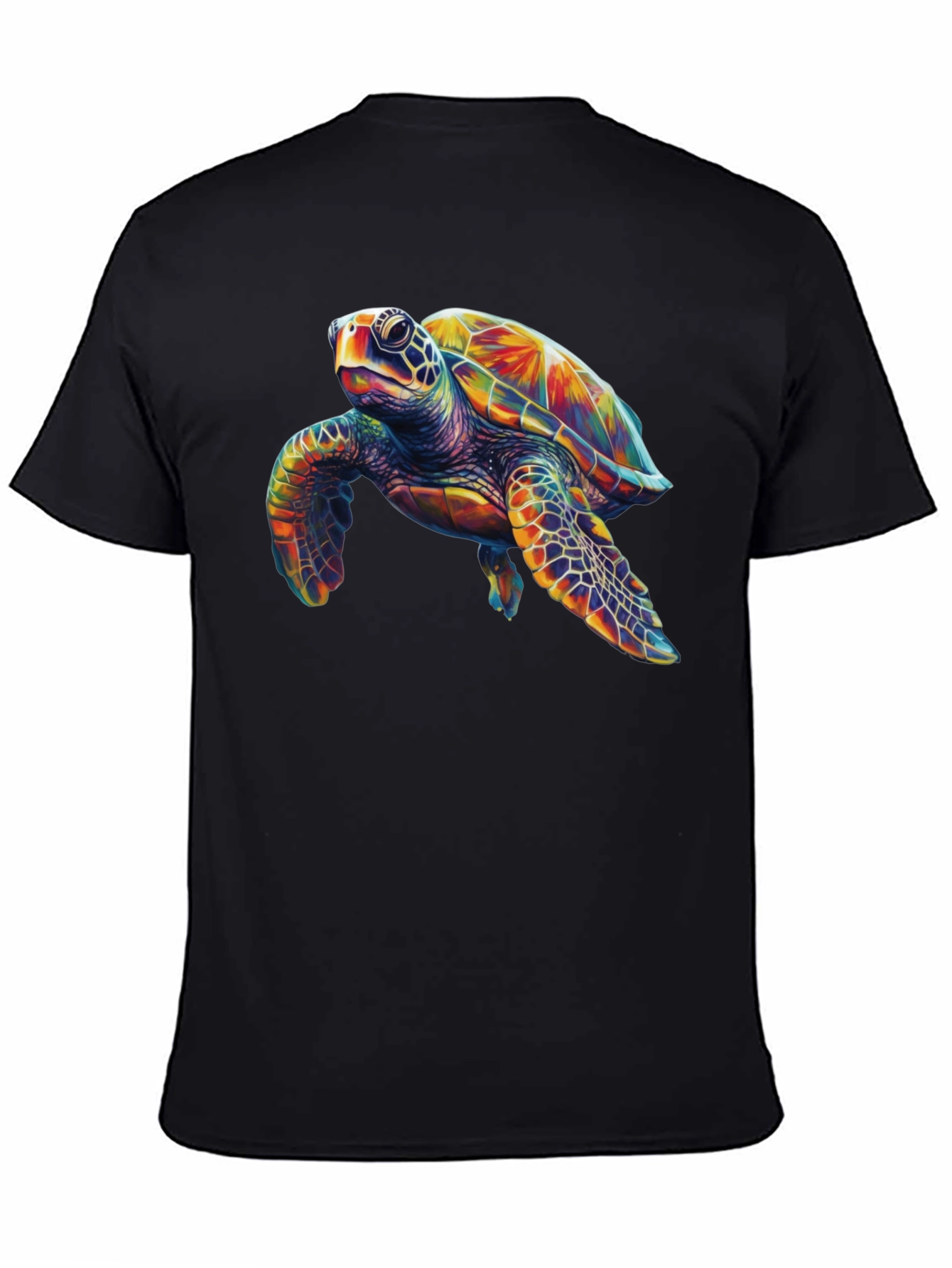 Sea Turtle Graphic Tee - Mens Black T-Shirt