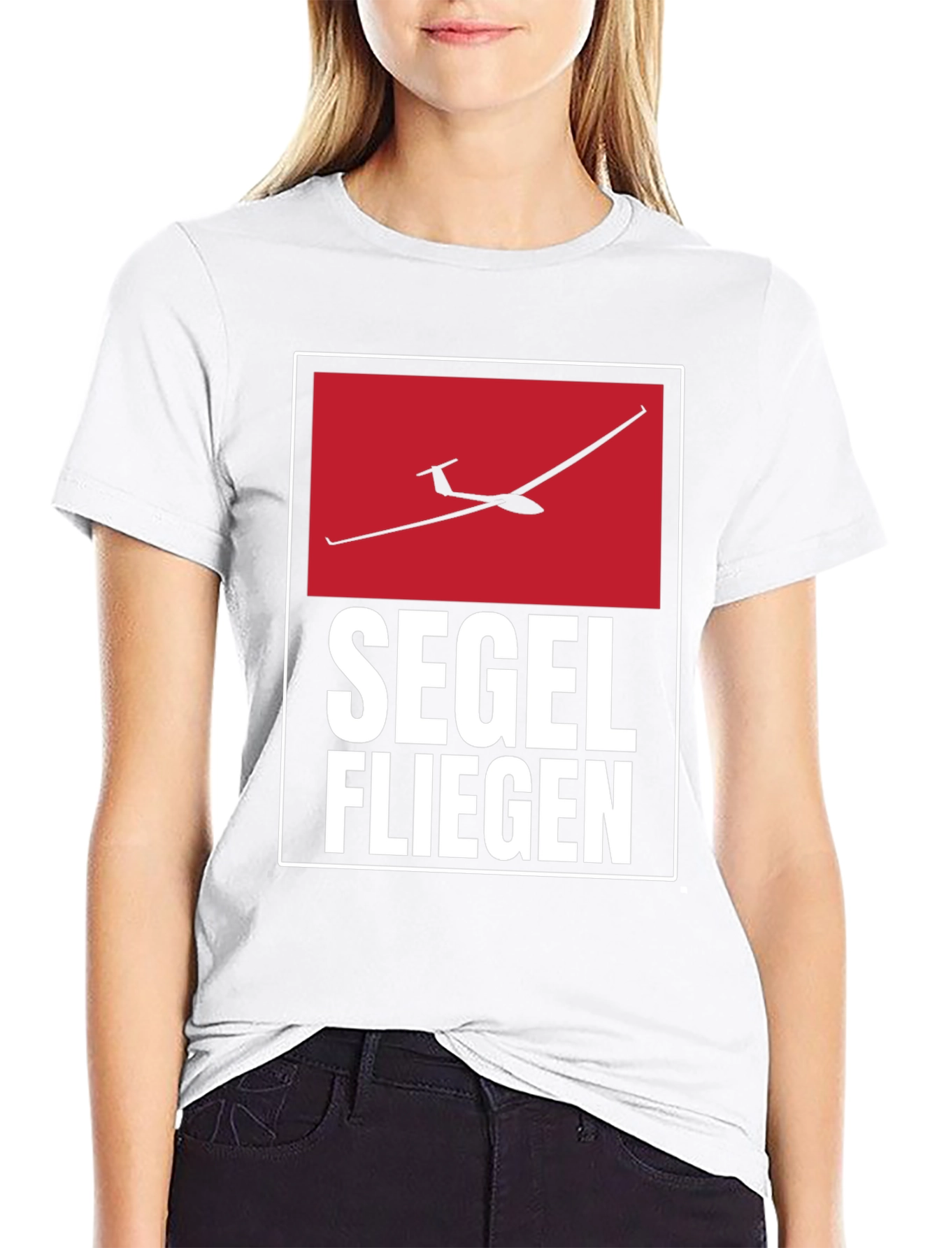 Segelfliegen Glider T-Shirt - Black