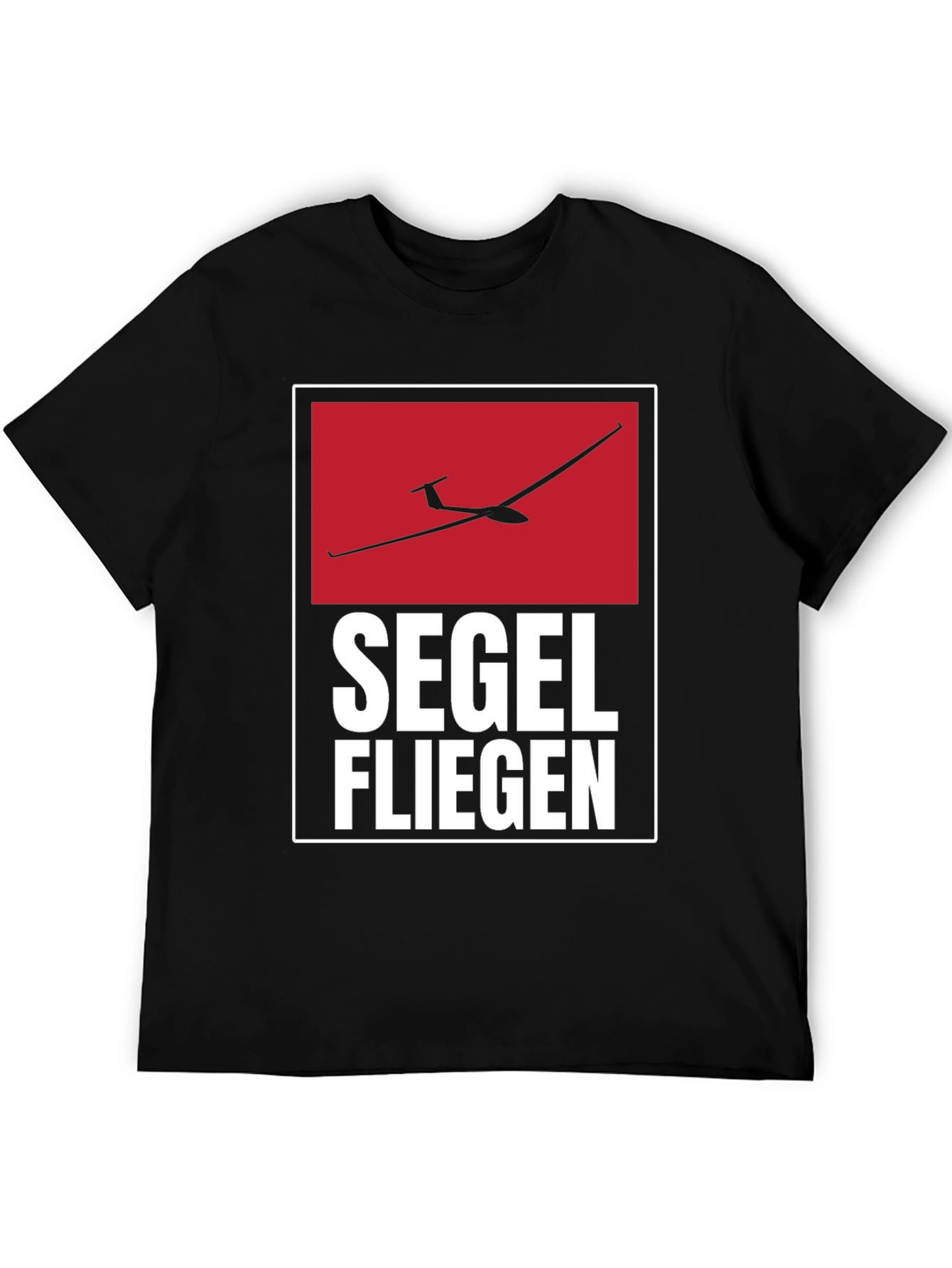 Segelfliegen Glider T-Shirt - Black
