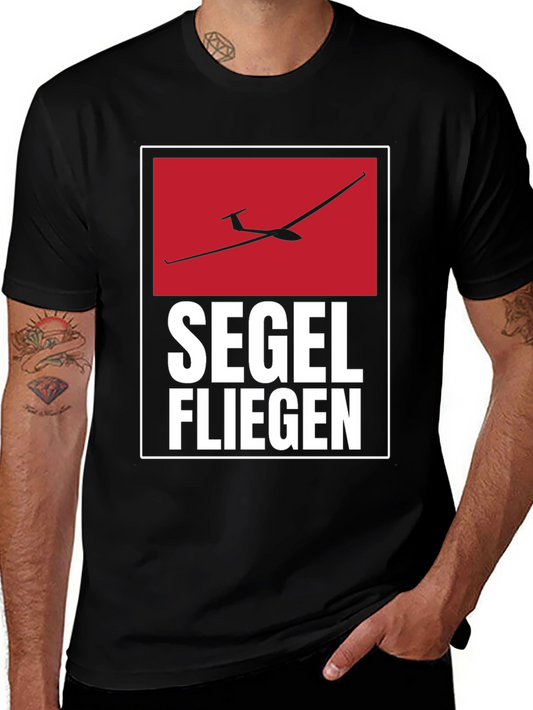 Segelfliegen Glider T-Shirt - Black