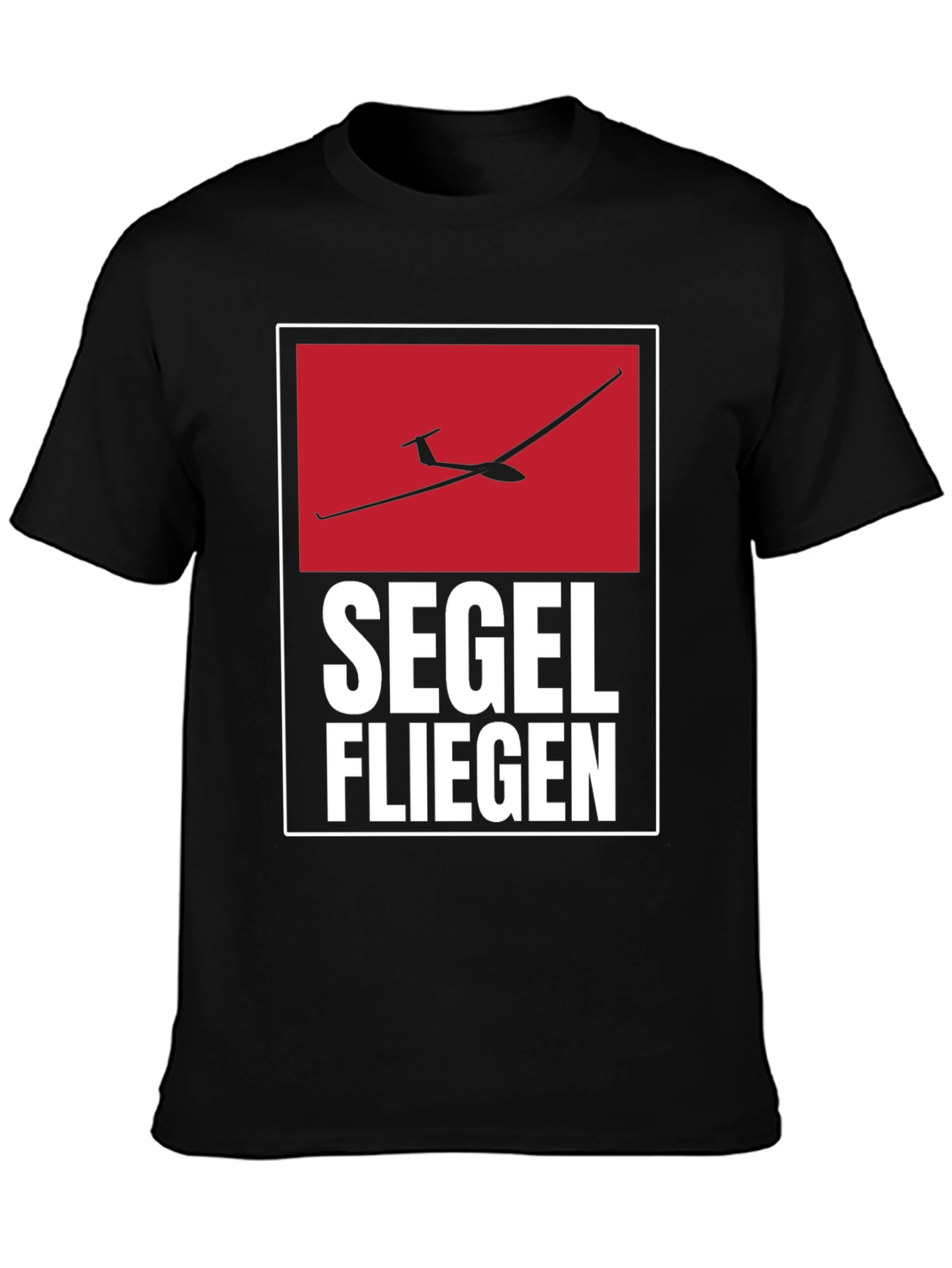 Segelfliegen Glider T-Shirt - Black