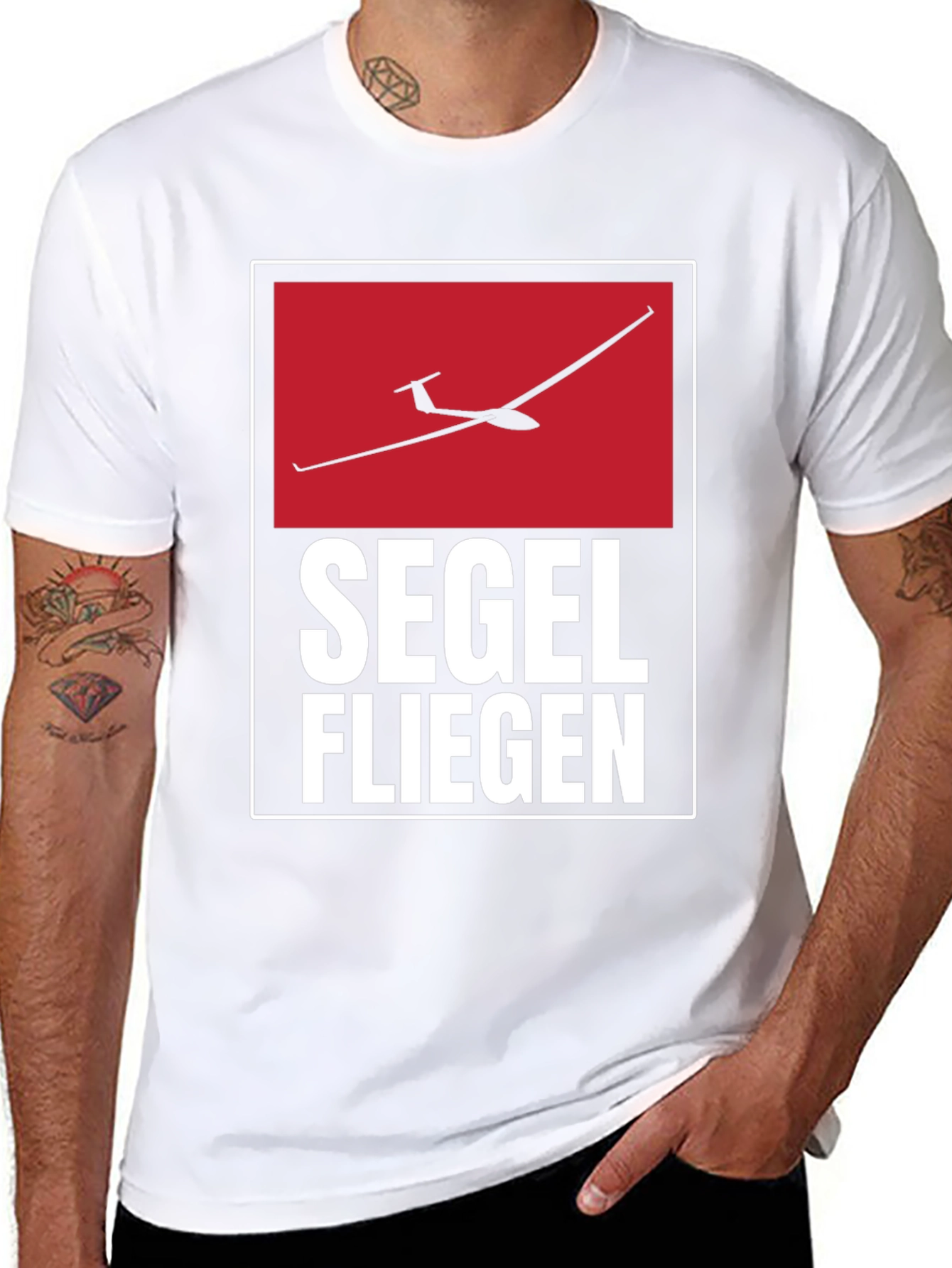 Segelfliegen Glider T-Shirt - Black