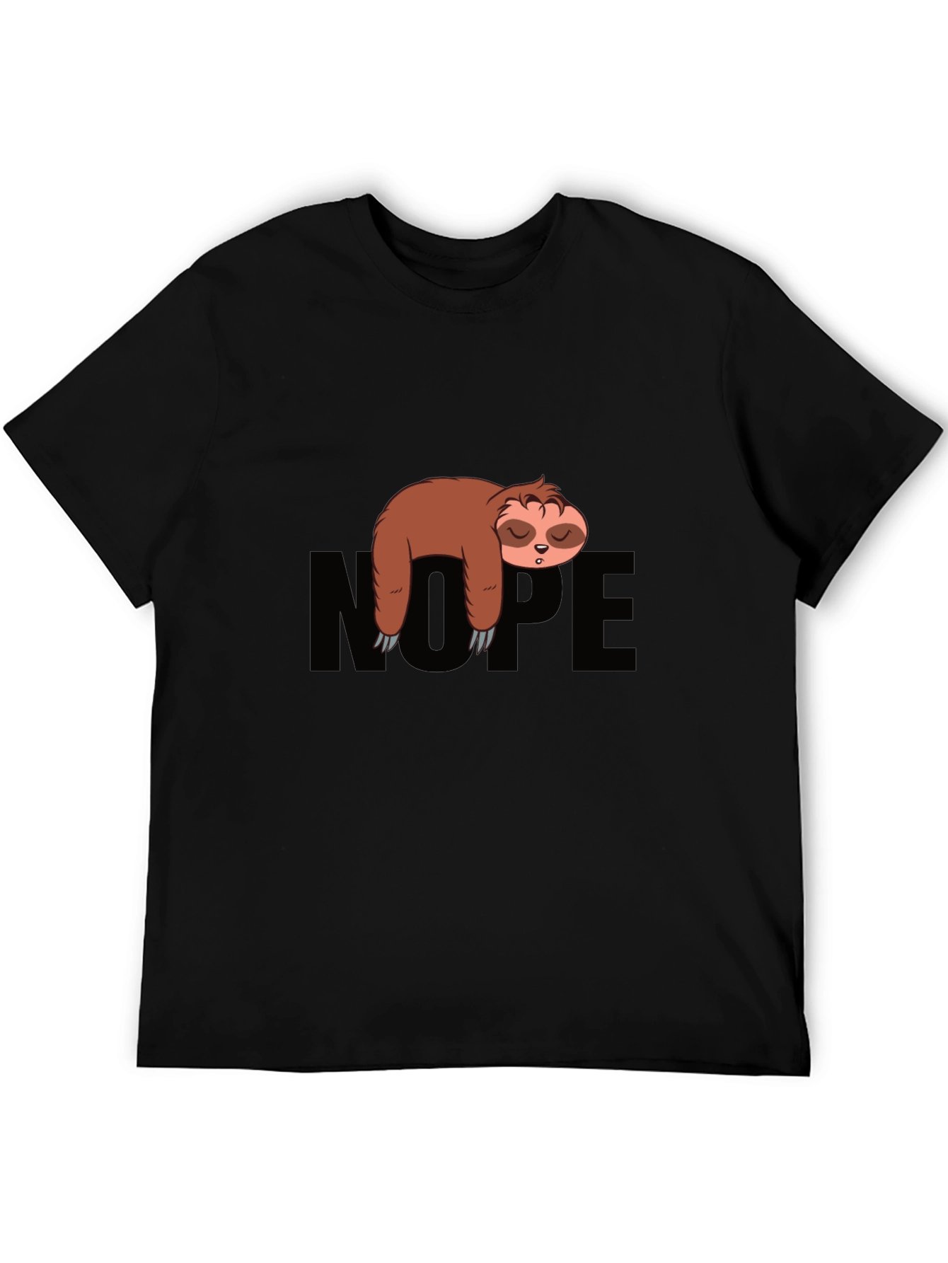 Sloth Nope Graphic Tee - Relaxed Fit