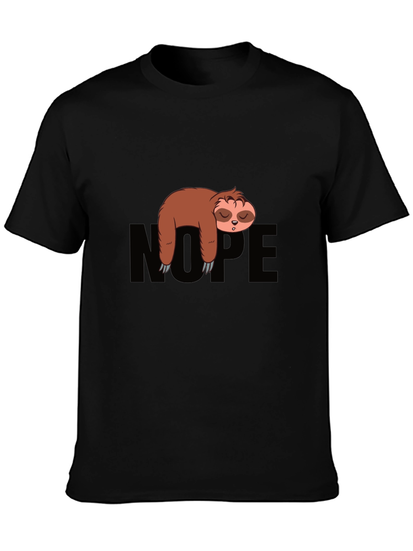 Sloth Nope Graphic Tee - Relaxed Fit
