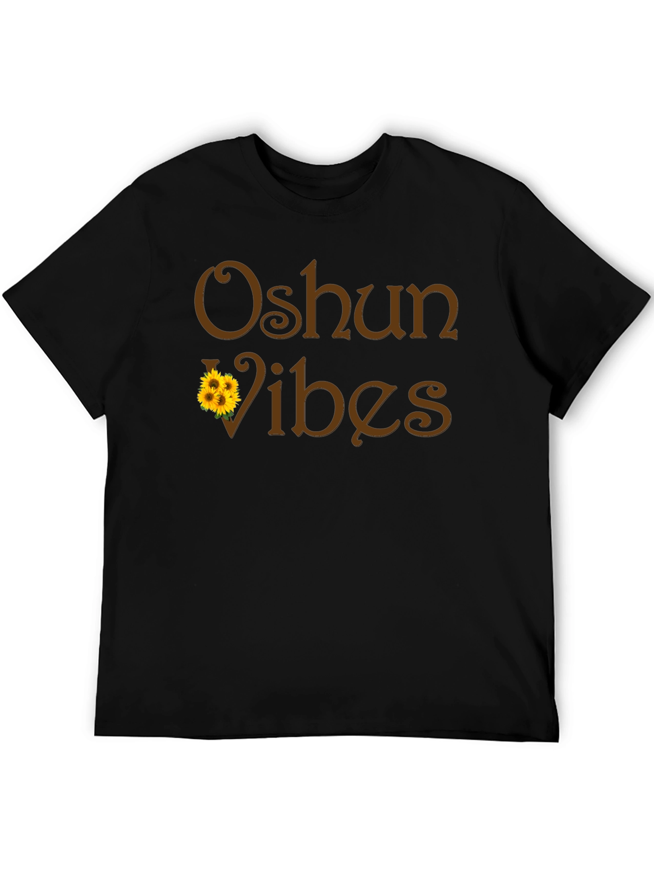 Oshun Vibes Black Graphic T-Shirt