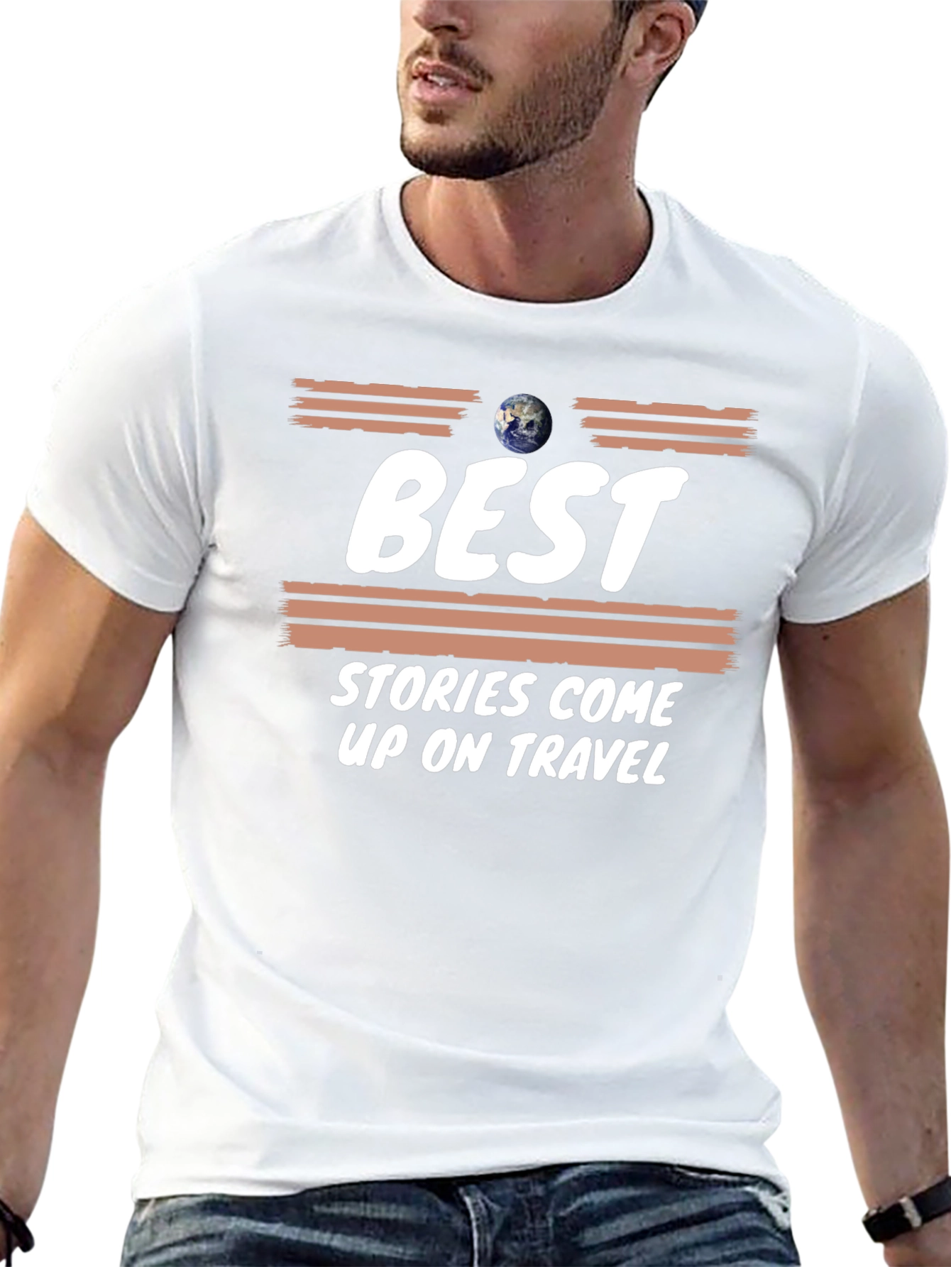 Travel Stories Graphic Tee - Soft Cotton Blend