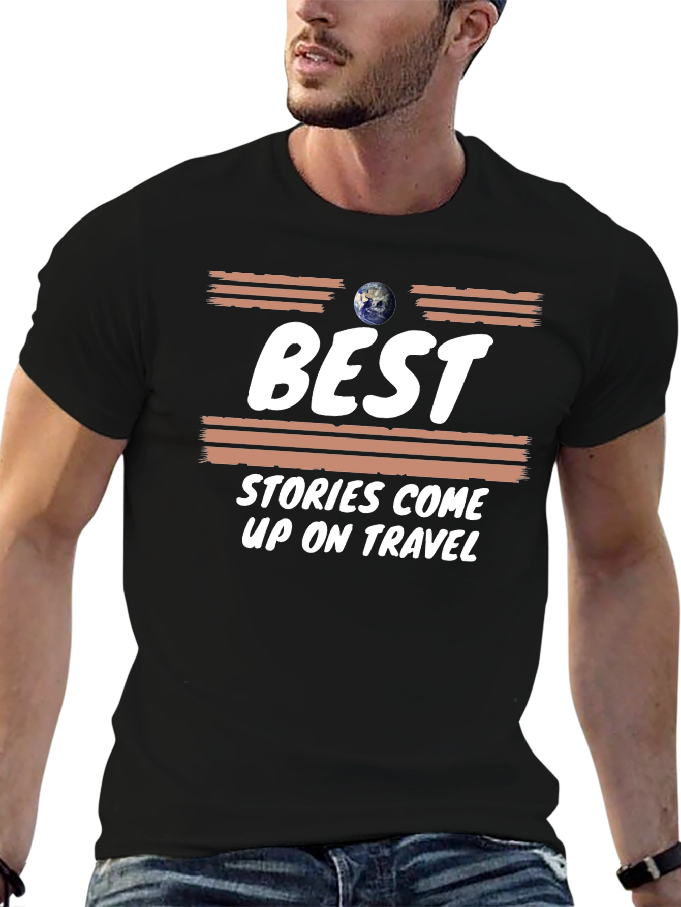 Travel Stories Graphic Tee - Soft Cotton Blend