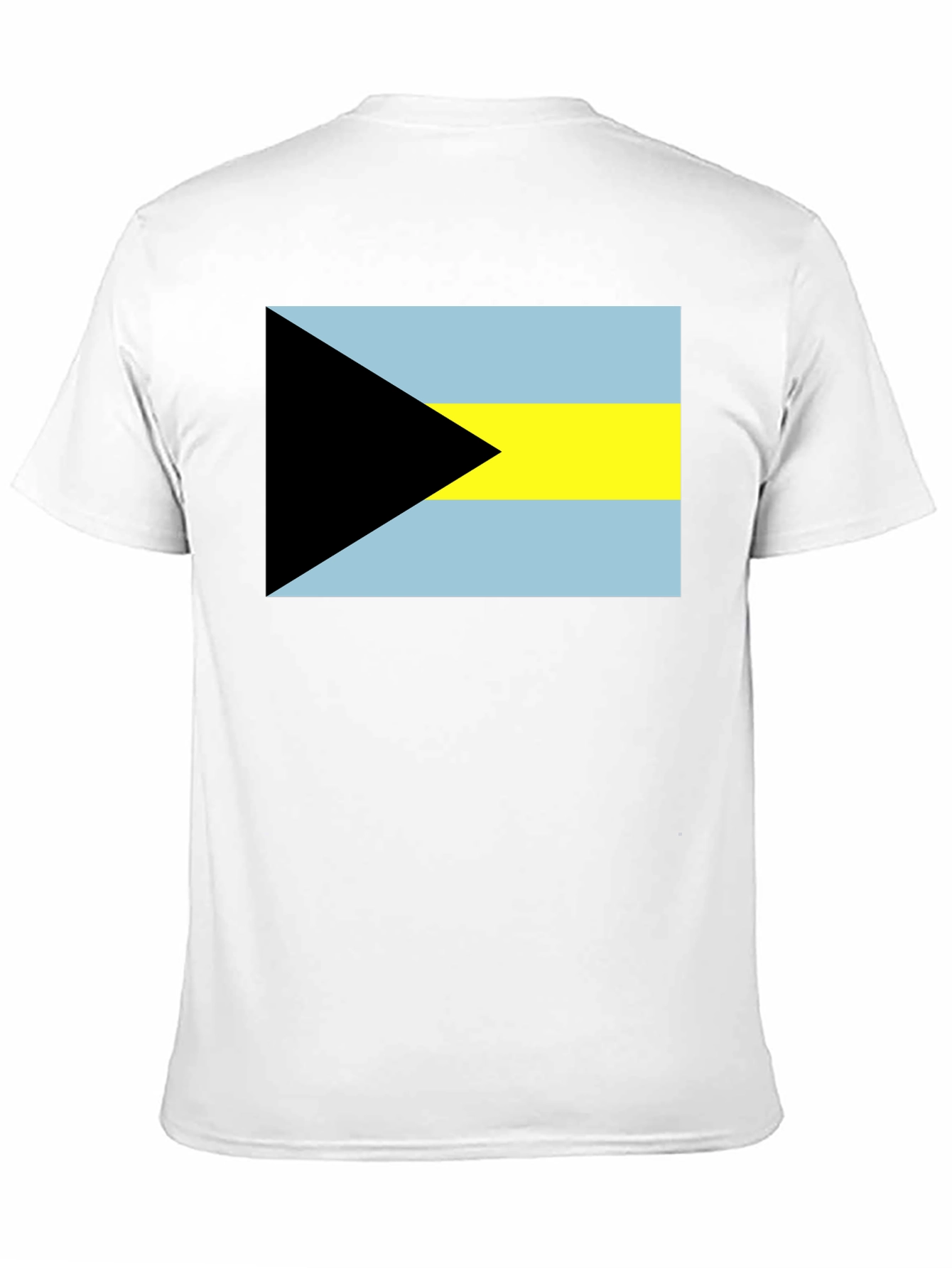 Bahamas Flag T-Shirt - Black Graphic Tee