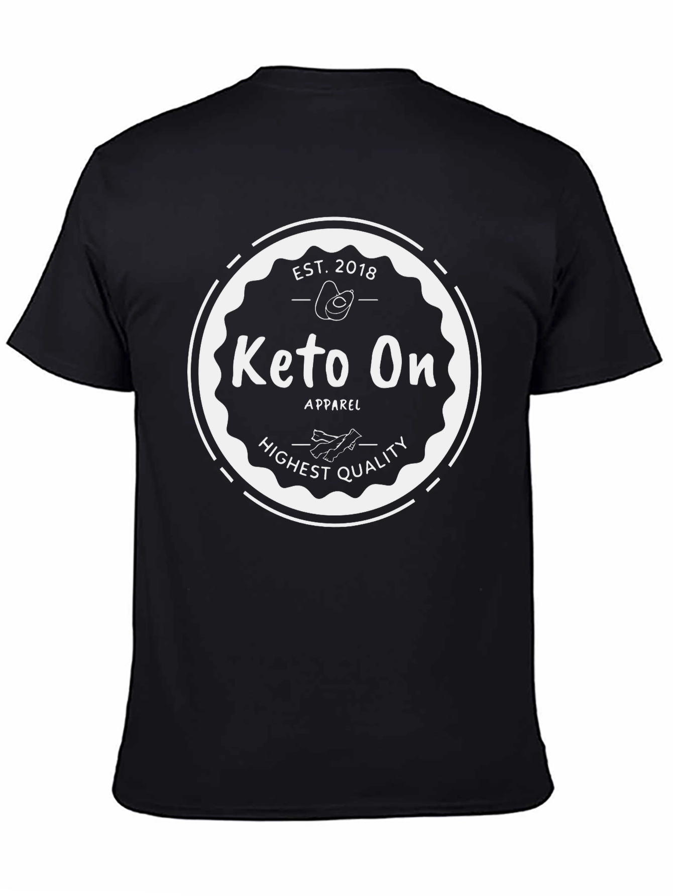 Keto On Apparel Black T-Shirt