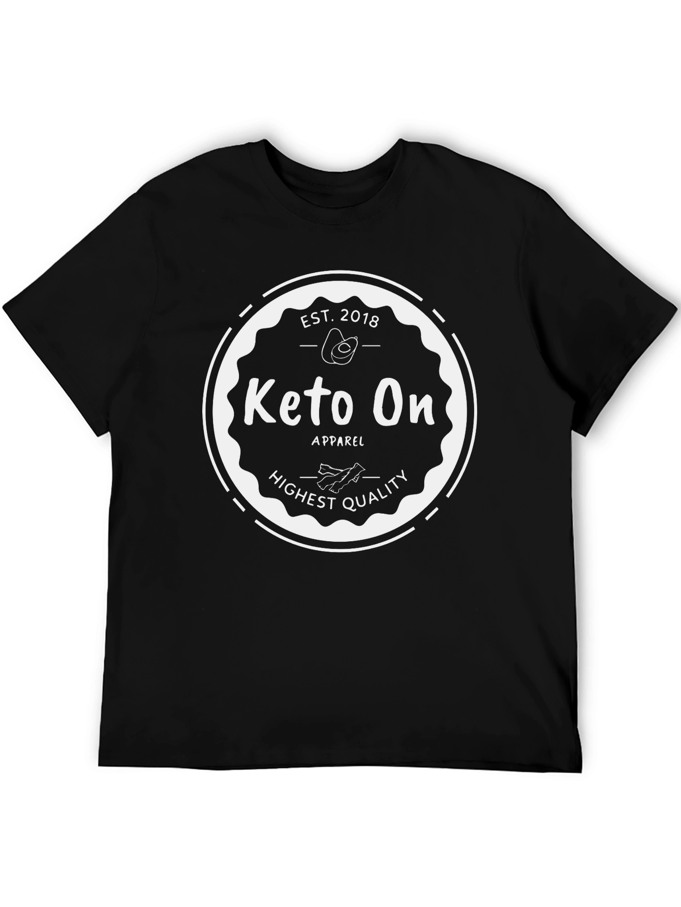 Keto On Apparel Black T-Shirt