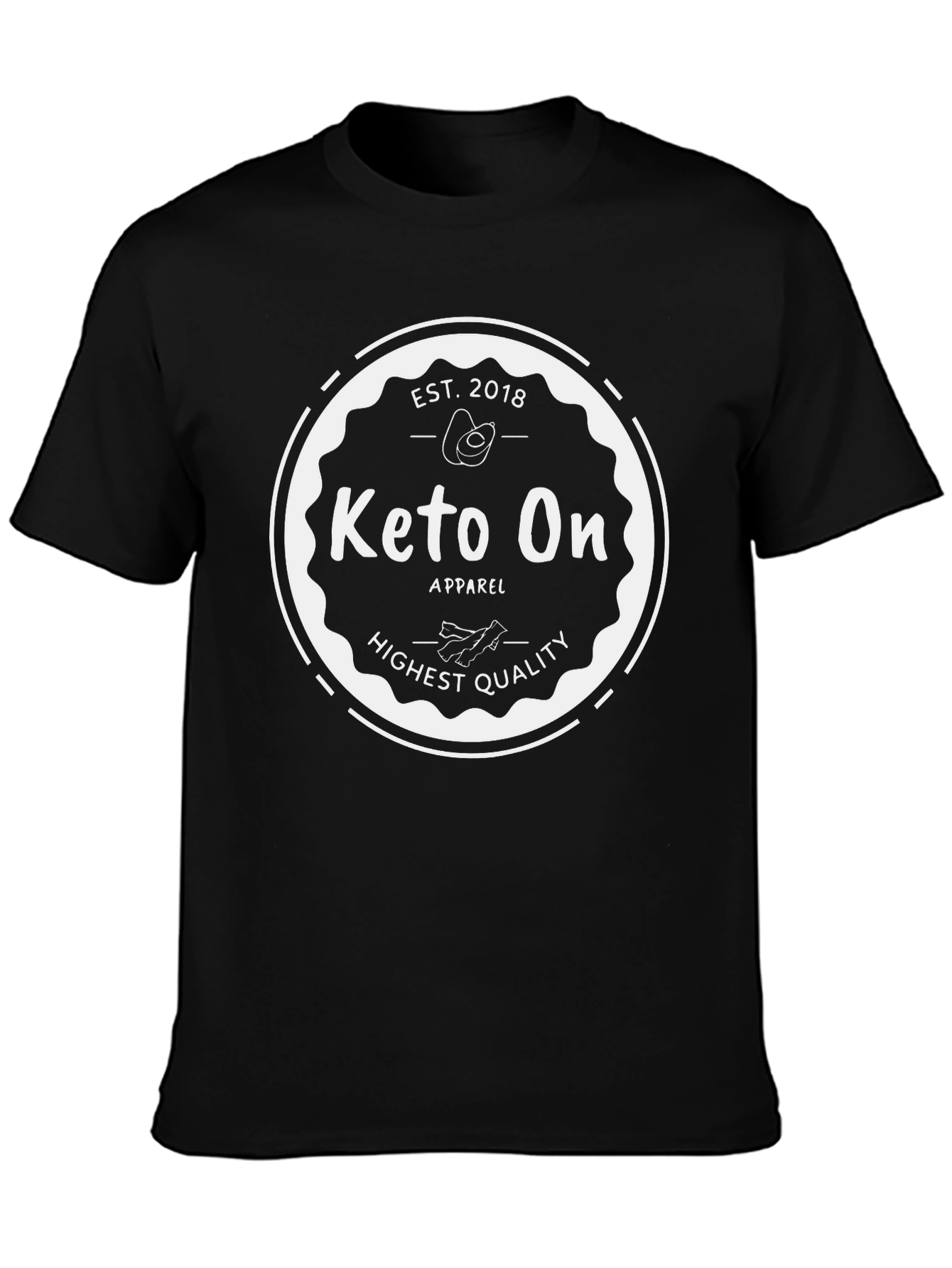 Keto On Apparel Black T-Shirt