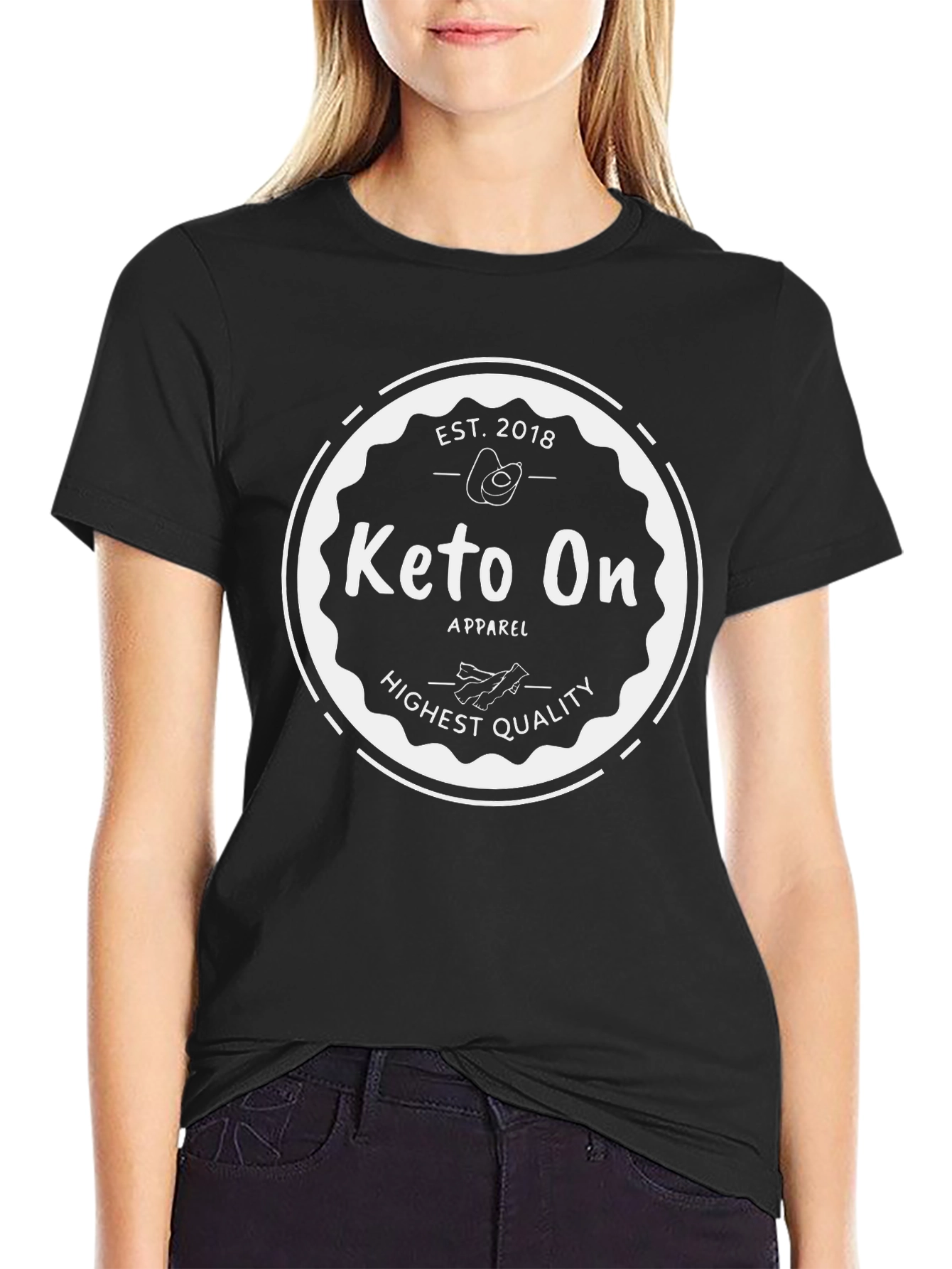 Keto On Apparel Black T-Shirt