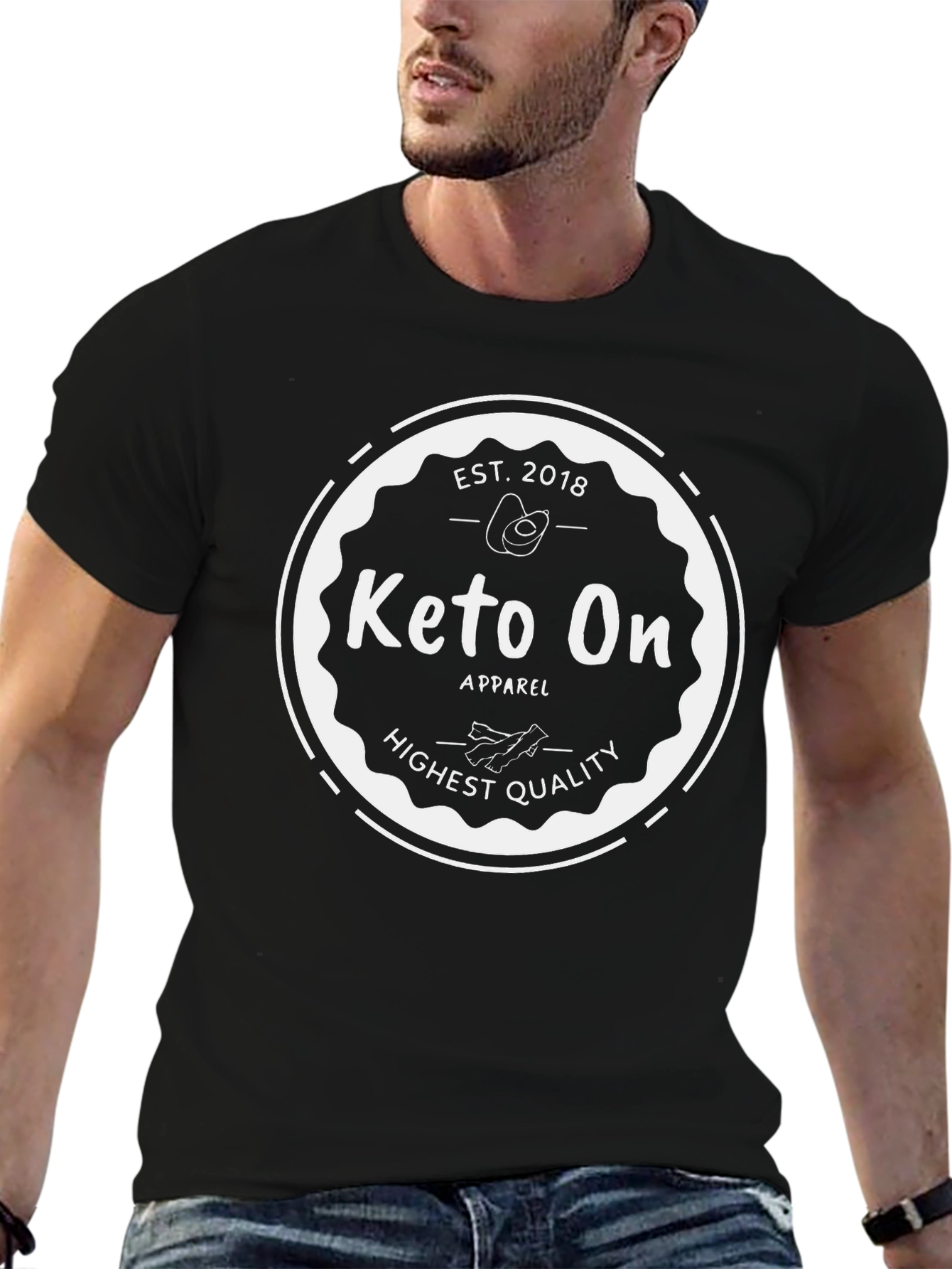 Keto On Apparel Black T-Shirt