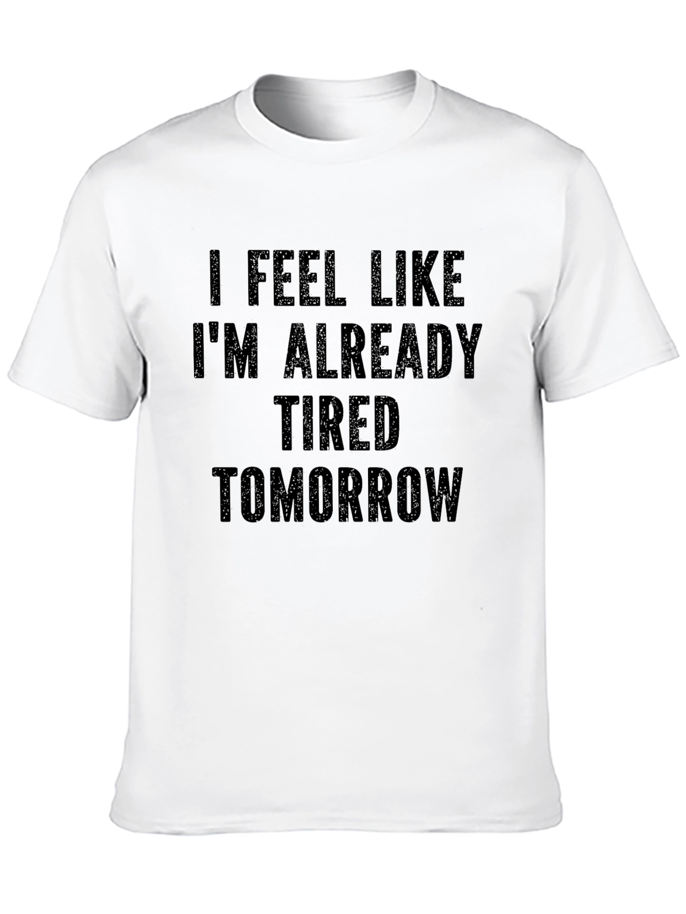 Tired Tomorrow Graphic Tee - Unisex Black T-Shirt