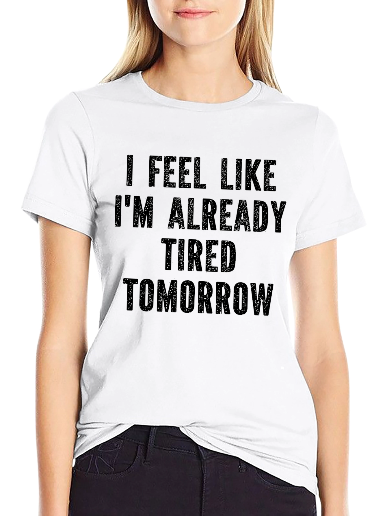Tired Tomorrow Graphic Tee - Unisex Black T-Shirt